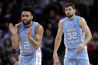 Joel Berry II and Luke Maye