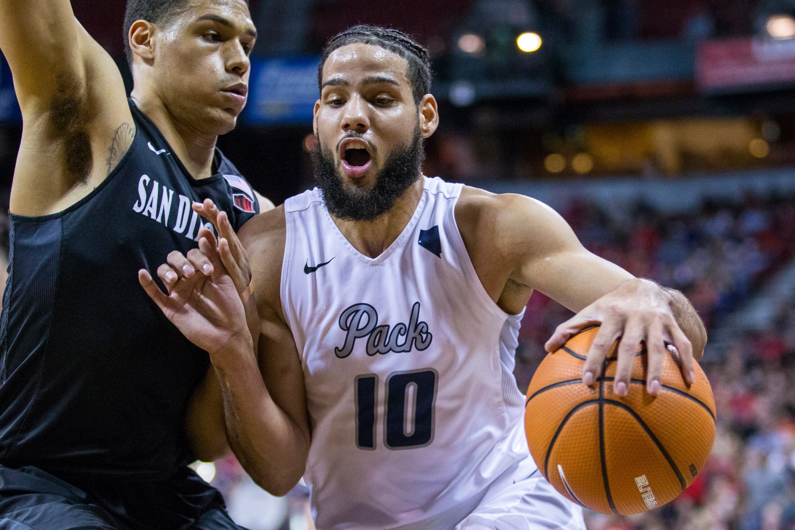 Caleb Martin can fill it up for the Nevada Wolf Pack.