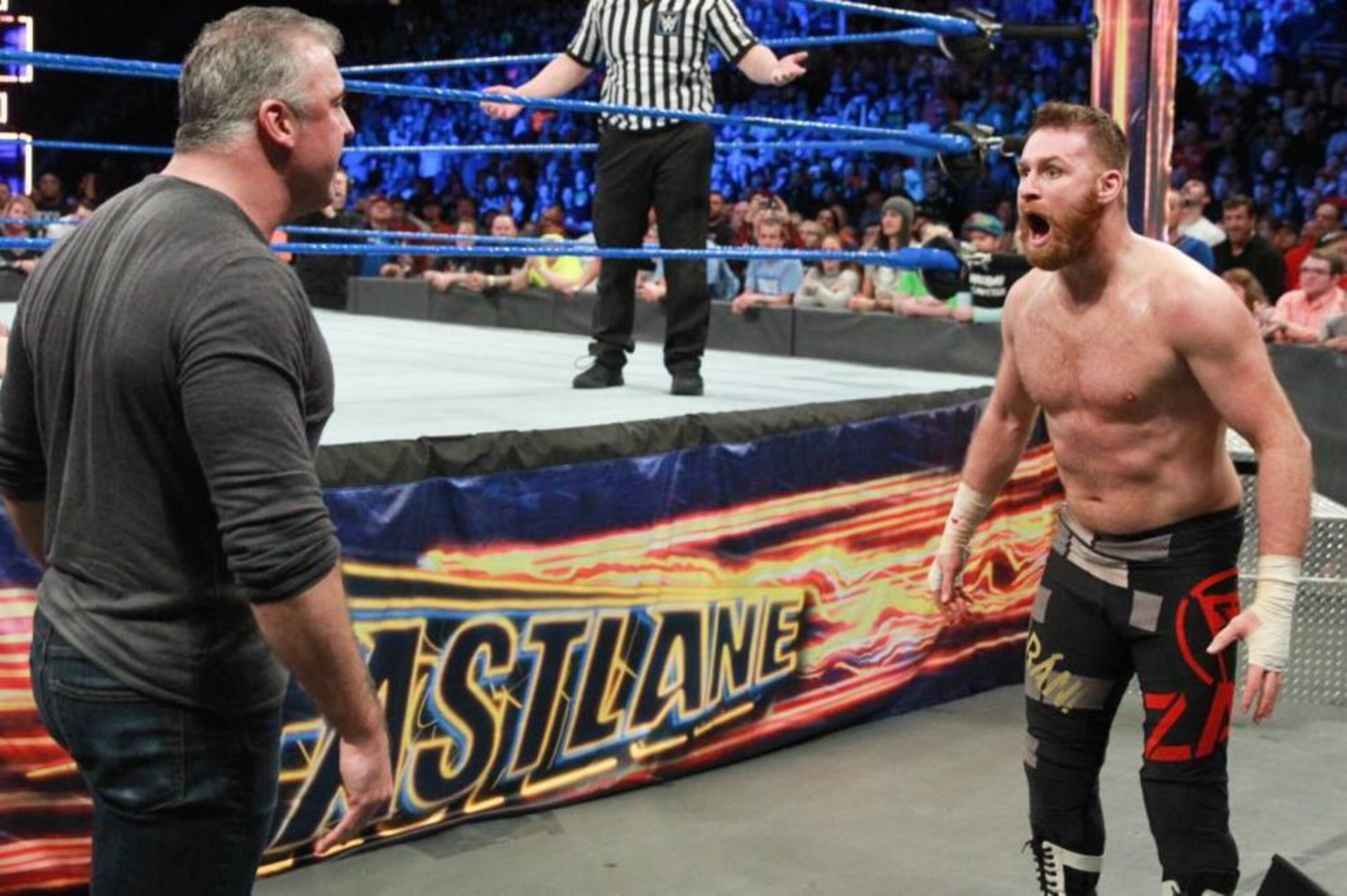 Shane McMahon leaves Sami Zayn in shock after preventing him from winning the WWE title.