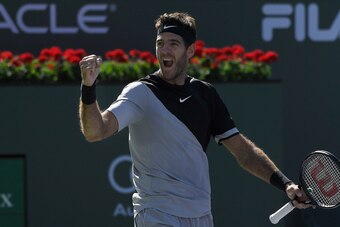 Juan Martin del Potro cruised into the championship match.