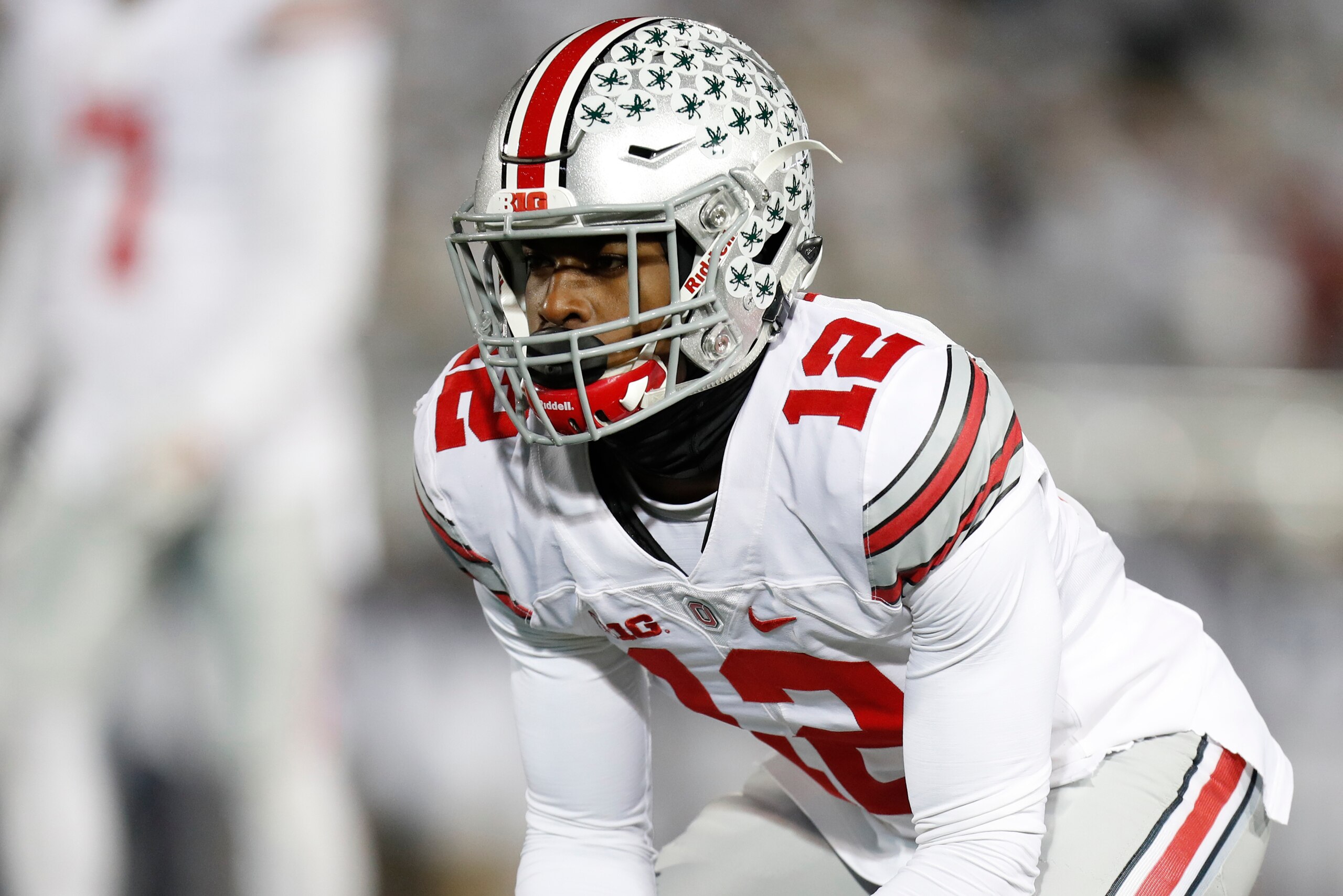 STATE COLLEGE, PA - OCTOBER 22: Denzel Ward #12 of the Ohio State Buckeyes in action against the Penn State Nittany Lions at Beaver Stadium in State College, Pennsylvania on October 22, 2016. (Photo by Justin K. Aller/Getty Images) STATE COLLEGE, PA - OCTOBER 22: Denzel Ward #12 of the Ohio State Buckeyes in action against the Penn State Nittany Lions at Beaver Stadium in State College, Pennsylvania on October 22, 2016. (Photo by Justin K. Aller/Getty Images)