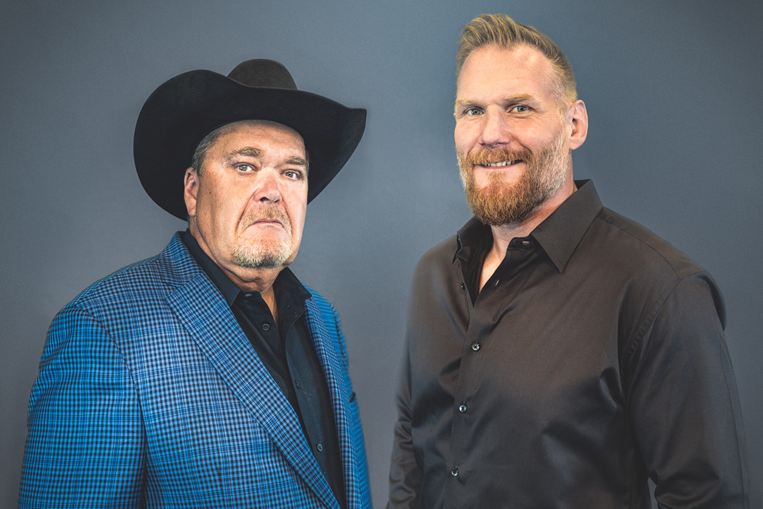Jim Ross and Josh Barnett. Jim Ross and Josh Barnett.