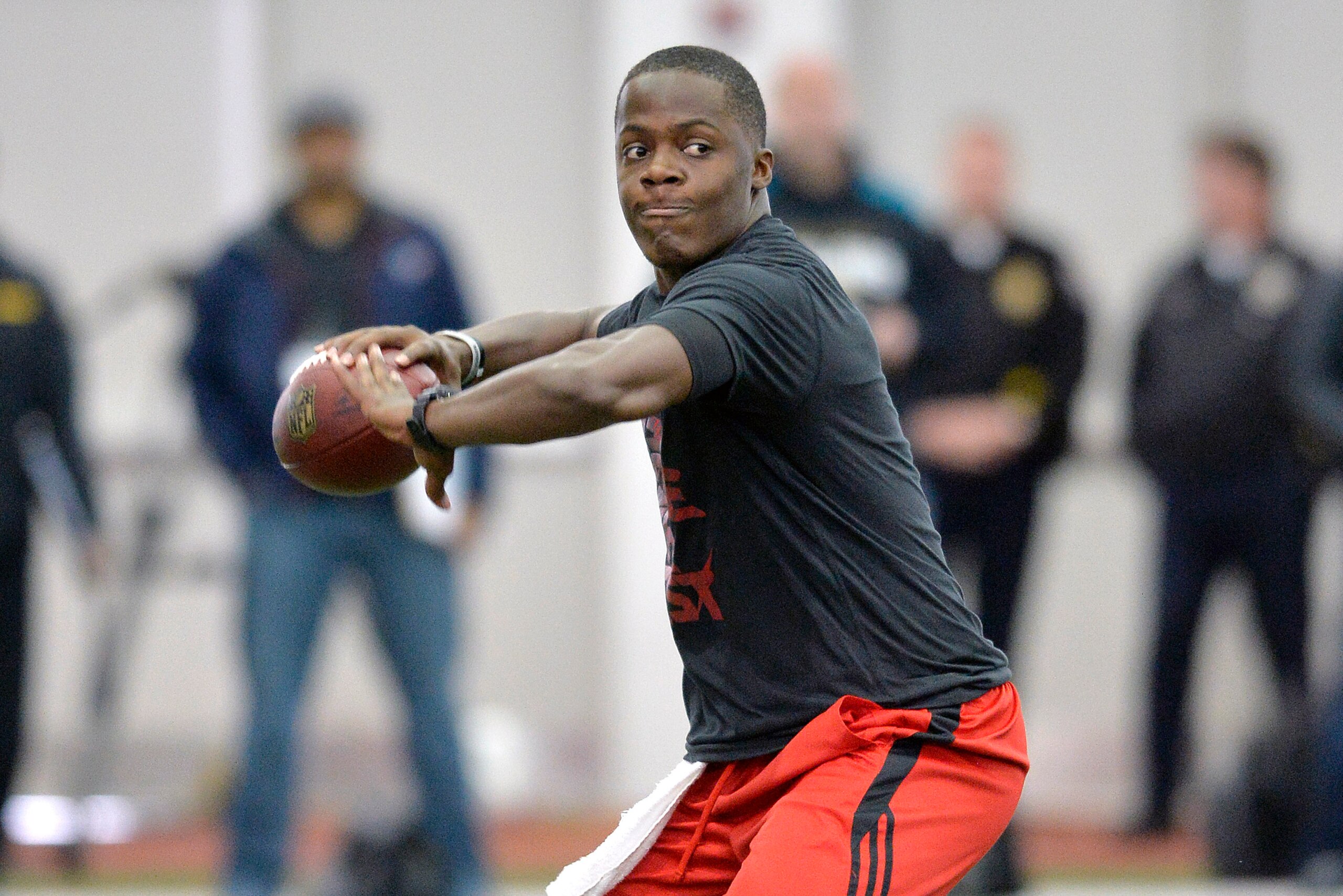 A poor pro day showing might have crushed Teddy Bridgewater's draft stock. A poor pro day showing might have crushed Teddy Bridgewater's draft stock.