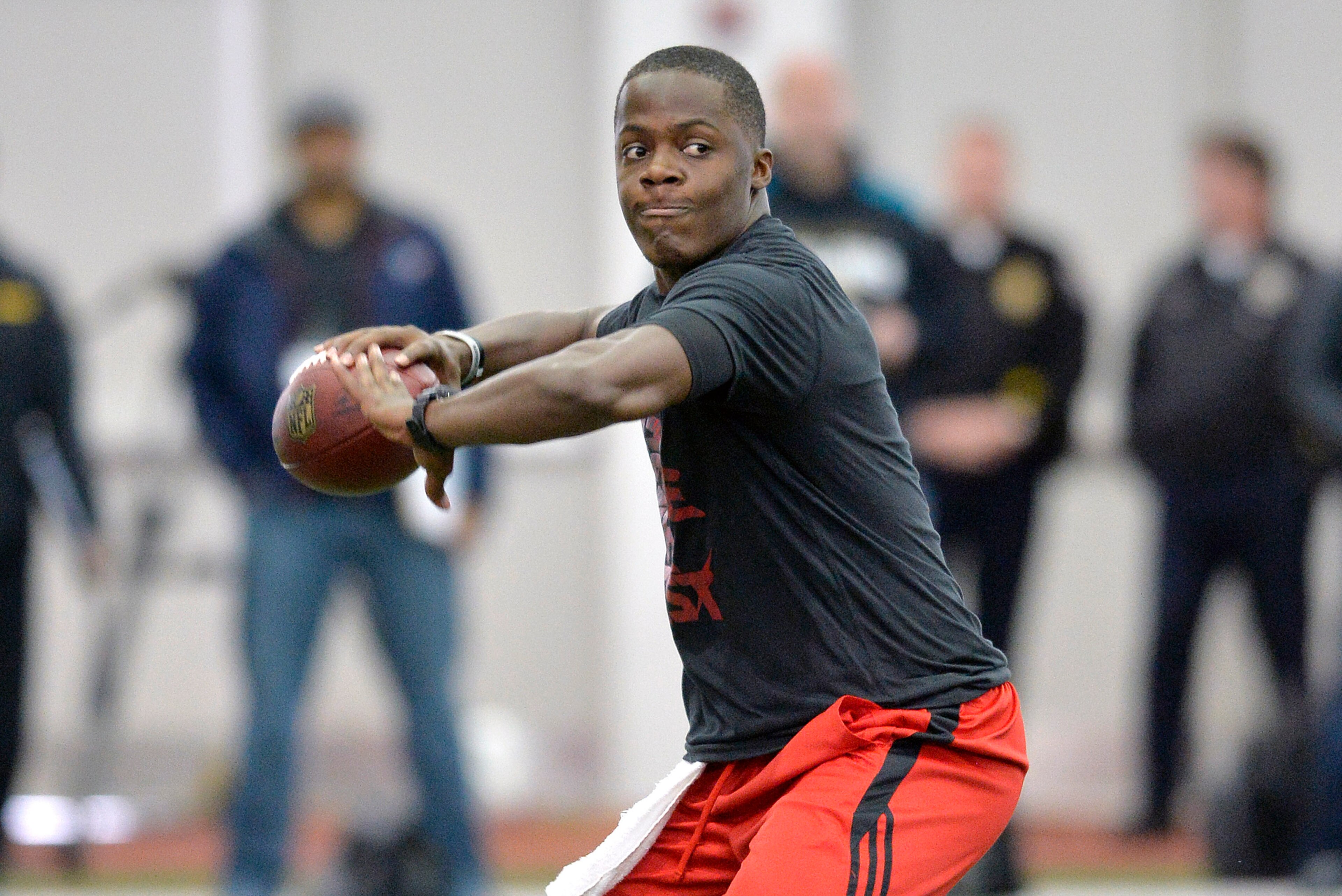 A poor pro day showing might have crushed Teddy Bridgewater's draft stock. A poor pro day showing might have crushed Teddy Bridgewater's draft stock.
