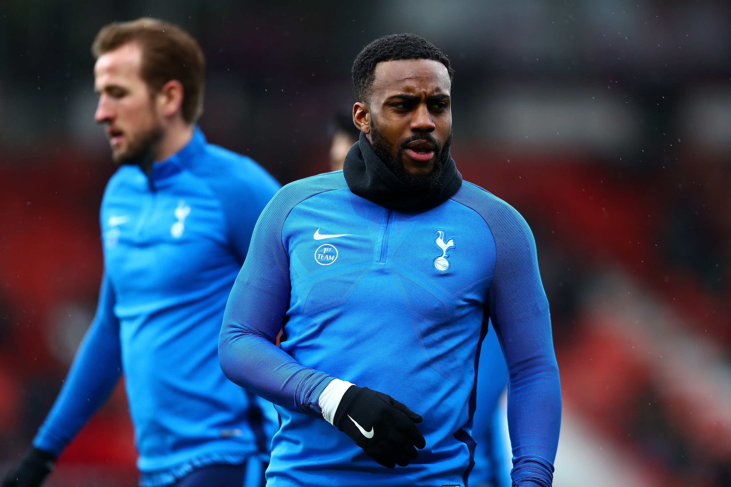 BOURNEMOUTH, ENGLAND - MARCH 11: Danny Rose of Tottenham Hotspur warms up prior to the Premier League match between AFC Bournemouth and Tottenham Hotspur at Vitality Stadium on March 11, 2018 in Bournemouth, England. (Photo by Clive Rose/Getty Images) BOURNEMOUTH, ENGLAND - MARCH 11: Danny Rose of Tottenham Hotspur warms up prior to the Premier League match between AFC Bournemouth and Tottenham Hotspur at Vitality Stadium on March 11, 2018 in Bournemouth, England. (Photo by Clive Rose/Getty Images)