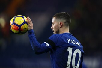 LONDON, ENGLAND - MARCH 10: Eden Hazard of Chelsea during the Premier League match between Chelsea and Crystal Palace at Stamford Bridge on March 10, 2018 in London, England. (Photo by Catherine Ivill/Getty Images)