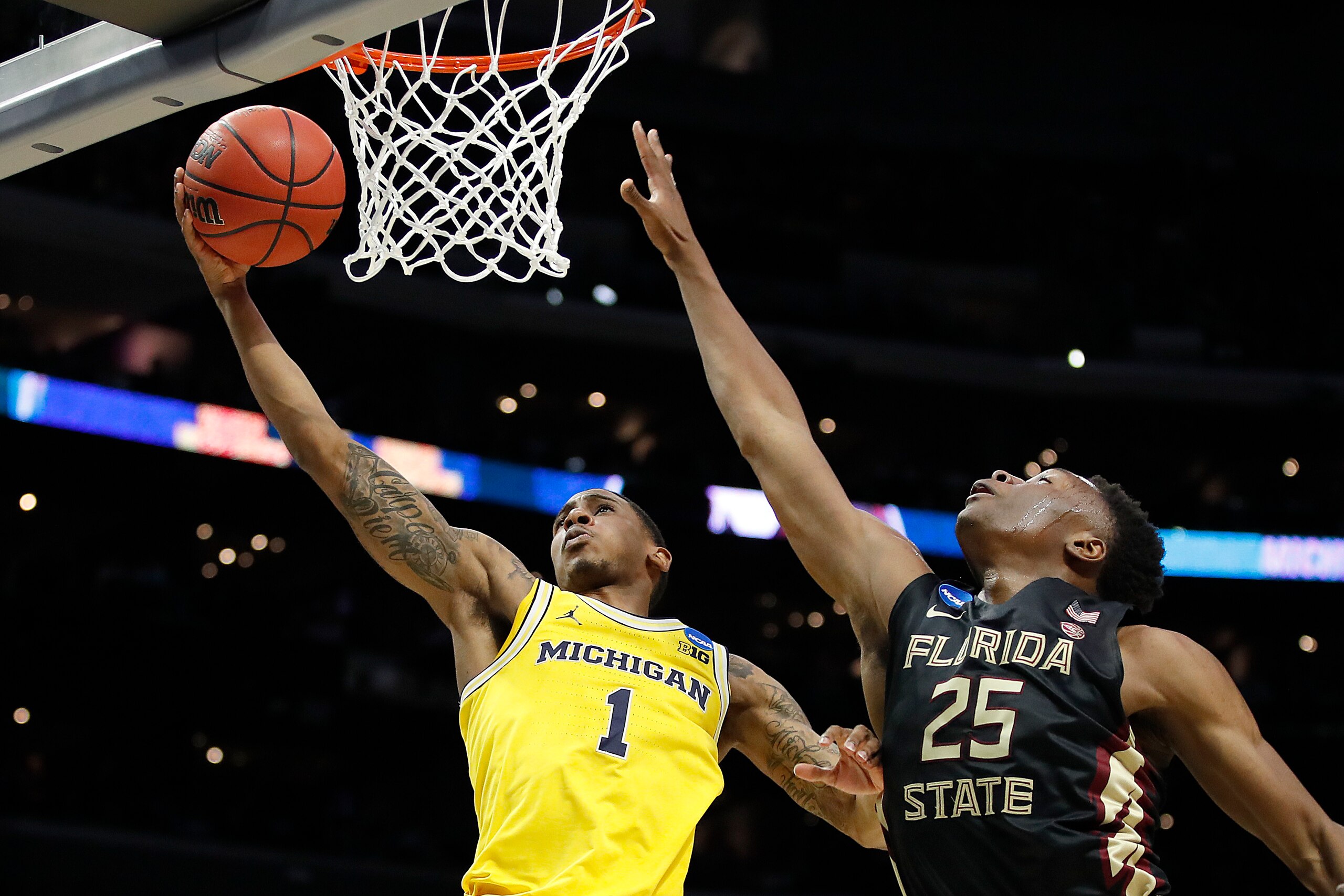 Charles Matthews helped Michigan eliminate Florida State.