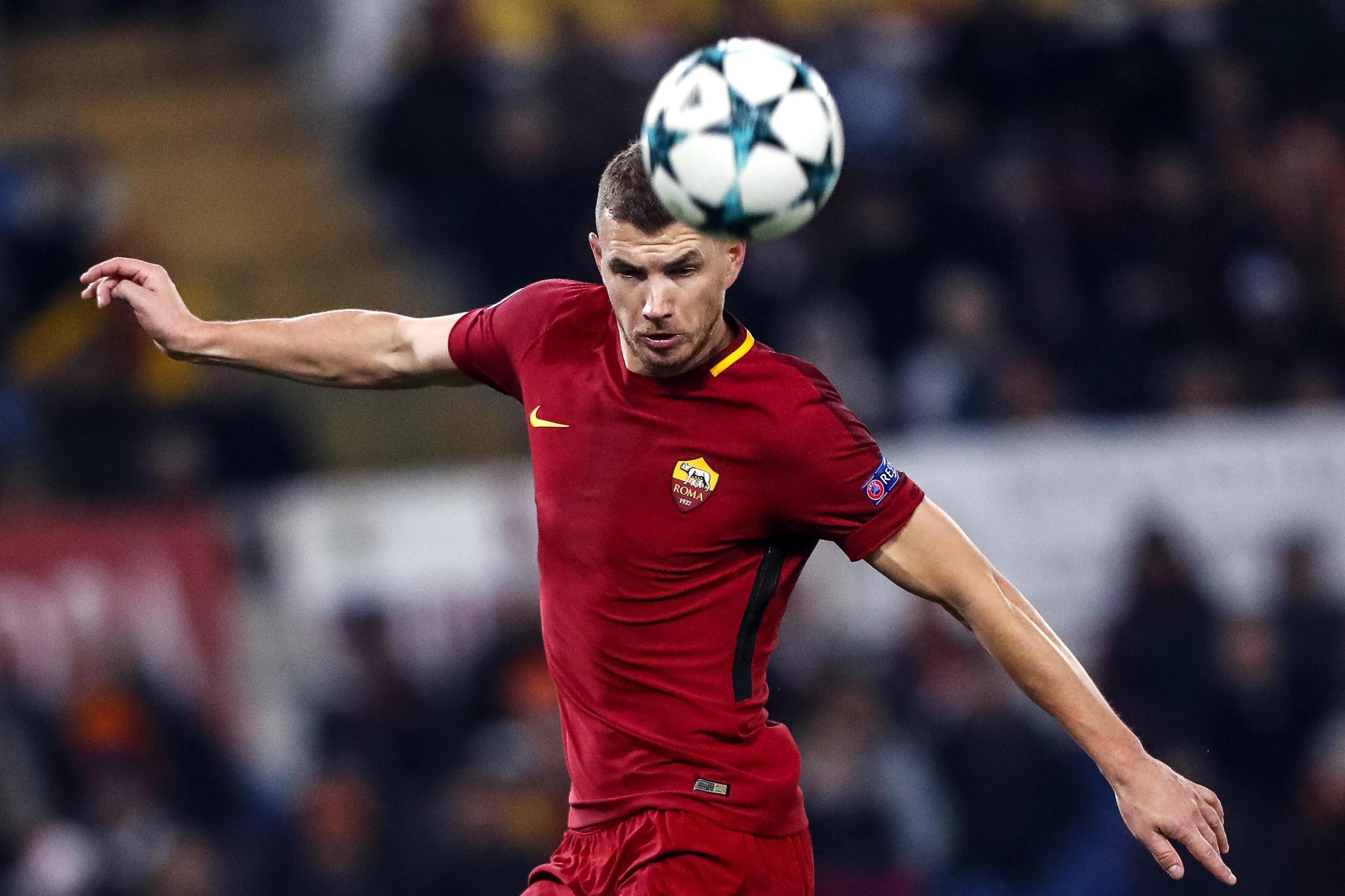 Dzeko has said he's happy at Roma. Dzeko has said he's happy at Roma.