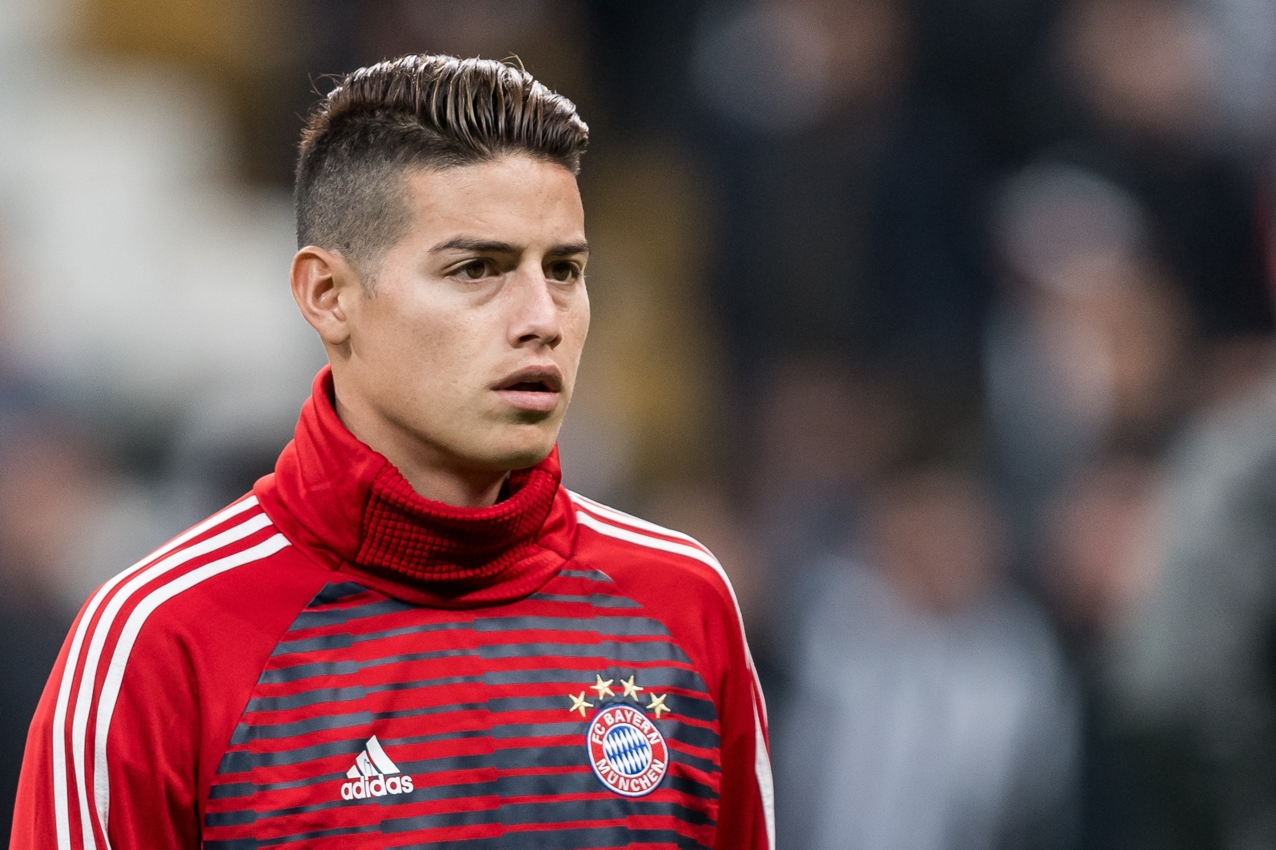 James Rodriguez of FC Bayern Munich during the UEFA Champions League round of 16 match between Besiktas AS and Bayern Munchen at the Vodafone Arena on March 14, 2018 in Istanbul, Turkey(Photo by VI Images via Getty Images)