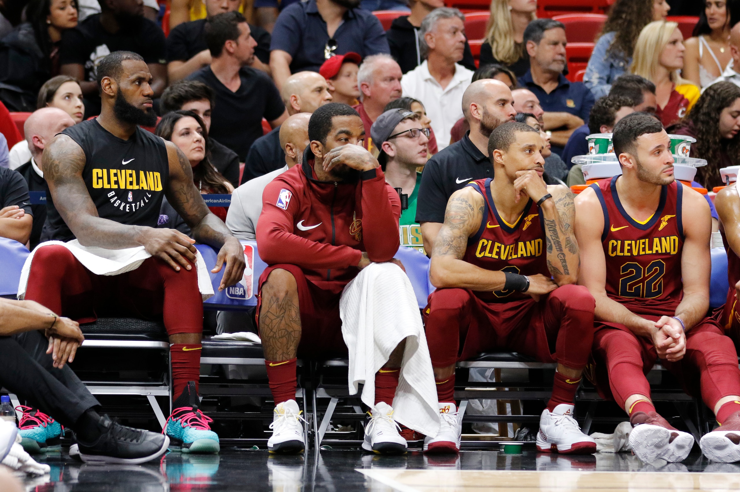 With Ty Lue taking time away from the Cavs for health reasons, James has taken a larger role in getting his new teammates acclimated to the Cavaliers' plays.