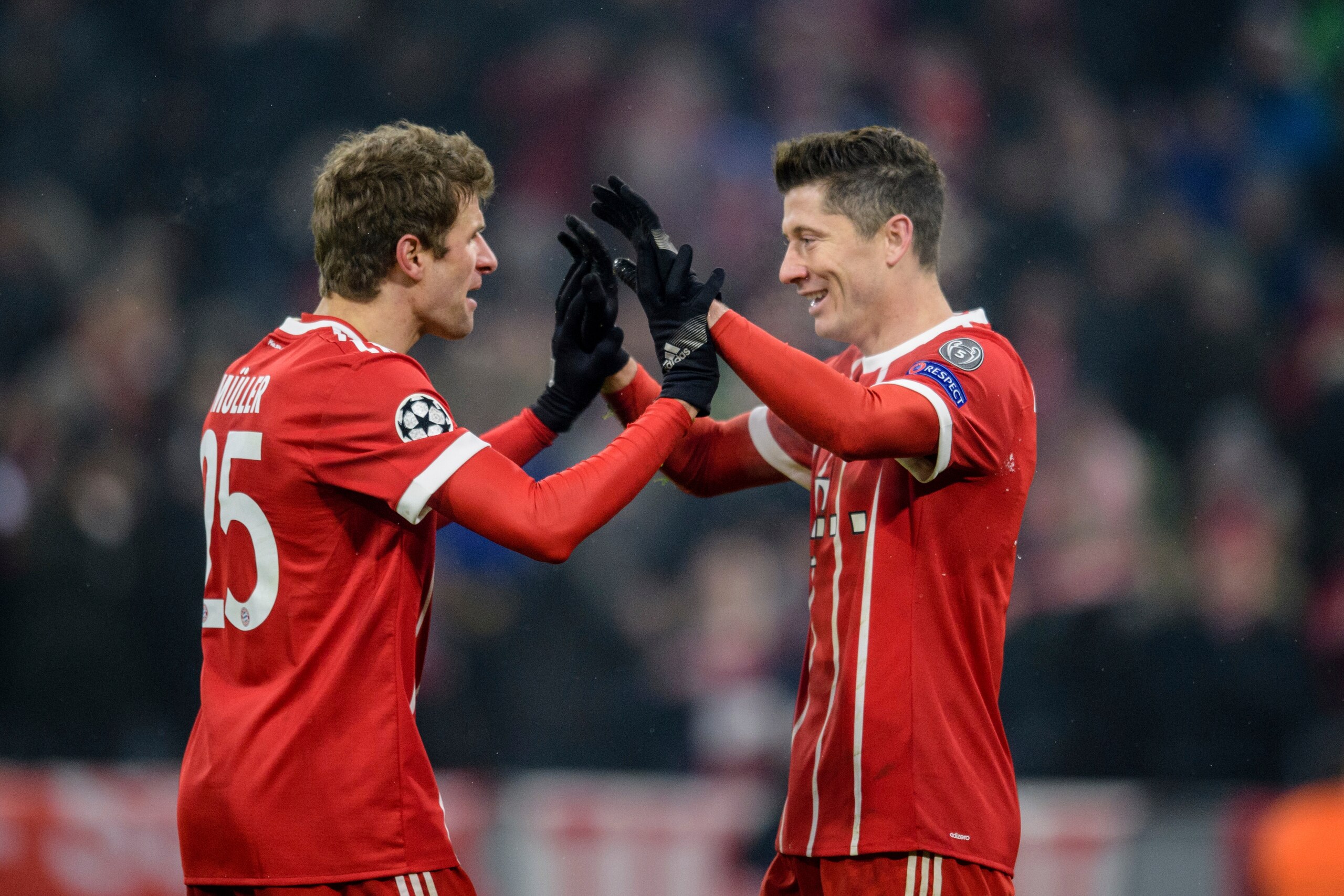 Bayern's powerful forward line will be too much for Sevilla.