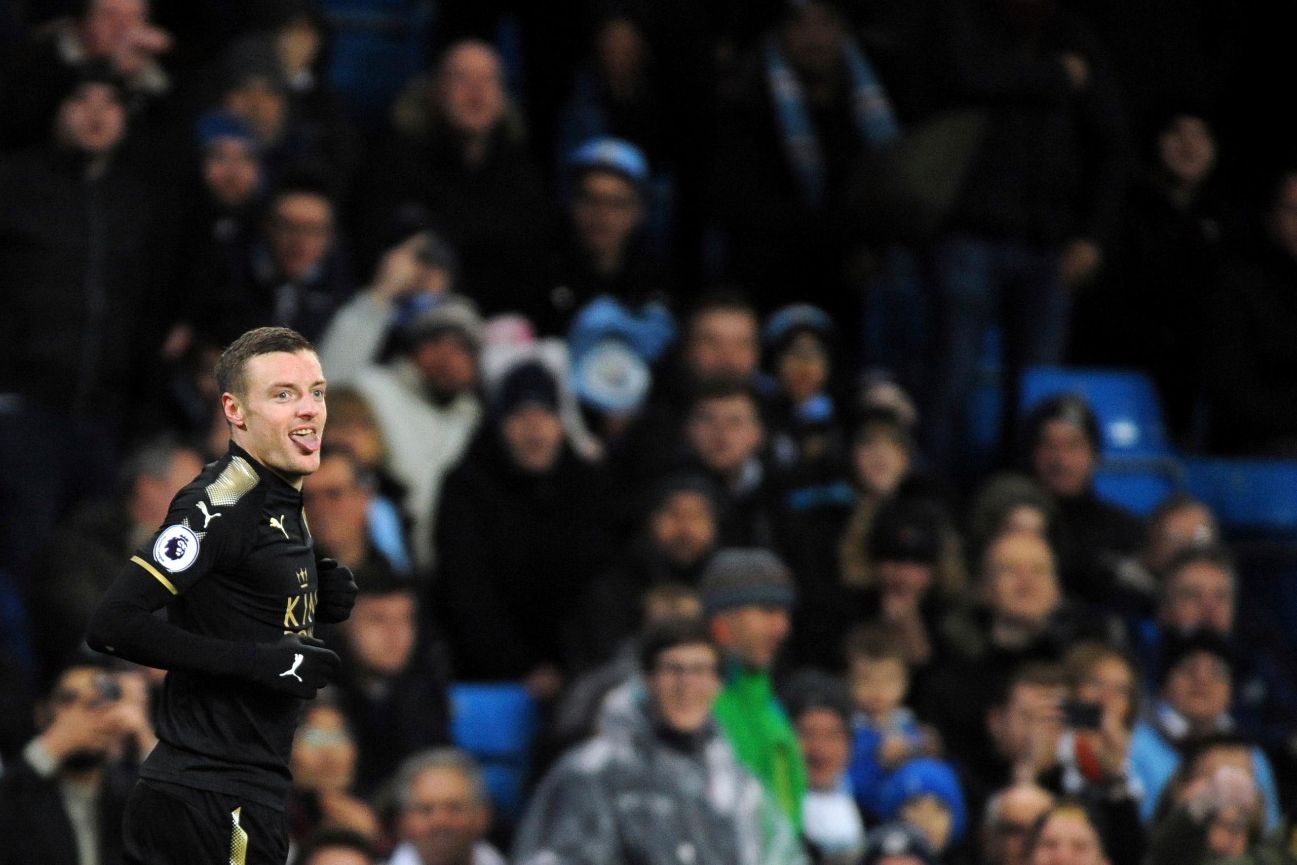 Vardy is still among the goals for Leicester.