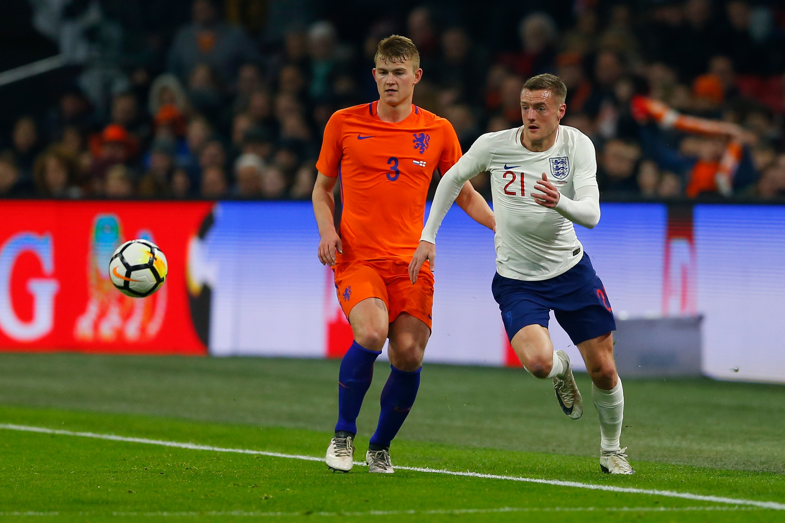 Arsenal reportedly watched De Ligt on international duty against England. Arsenal reportedly watched De Ligt on international duty against England.