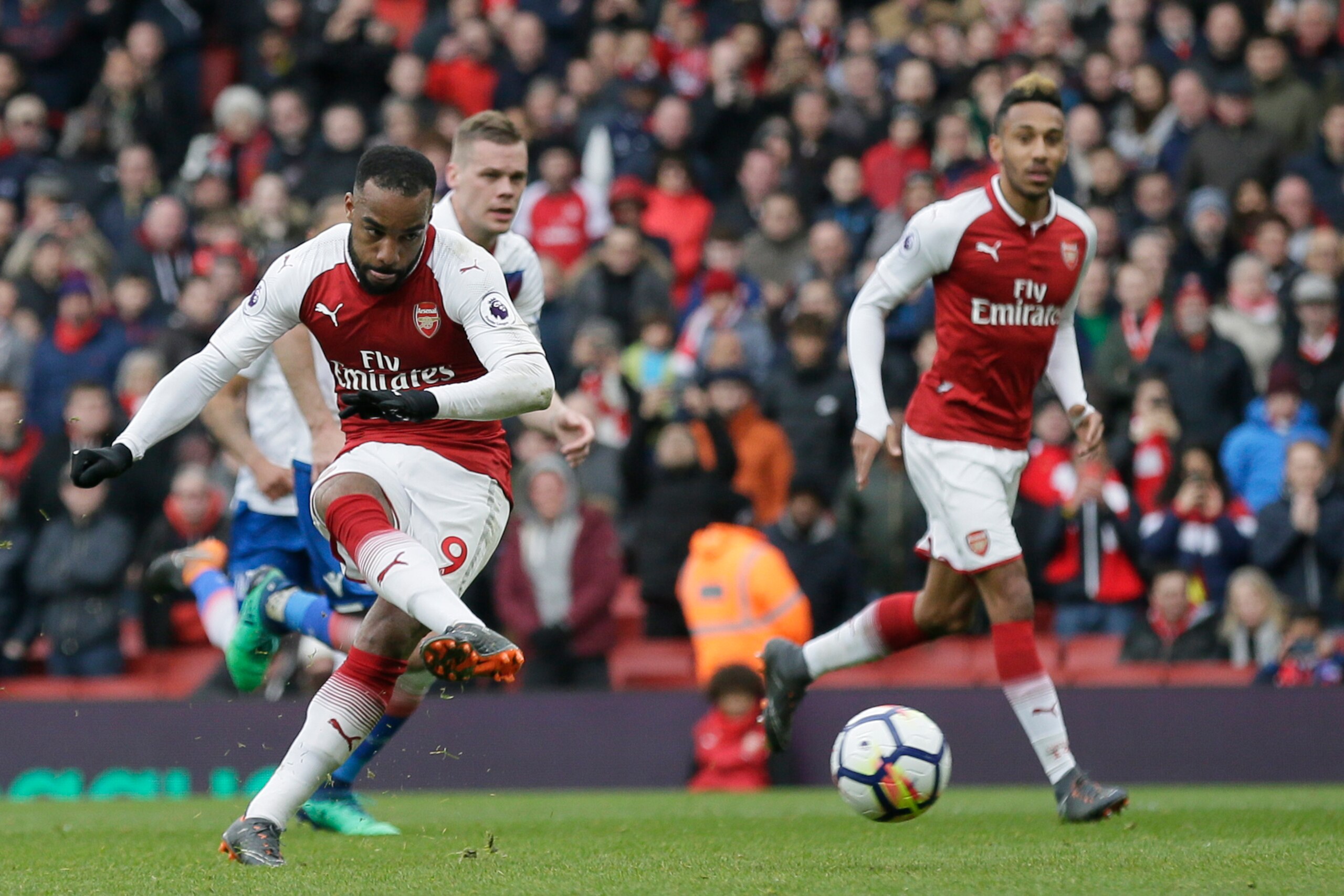Lacazette marked his return by getting on the scoresheet.