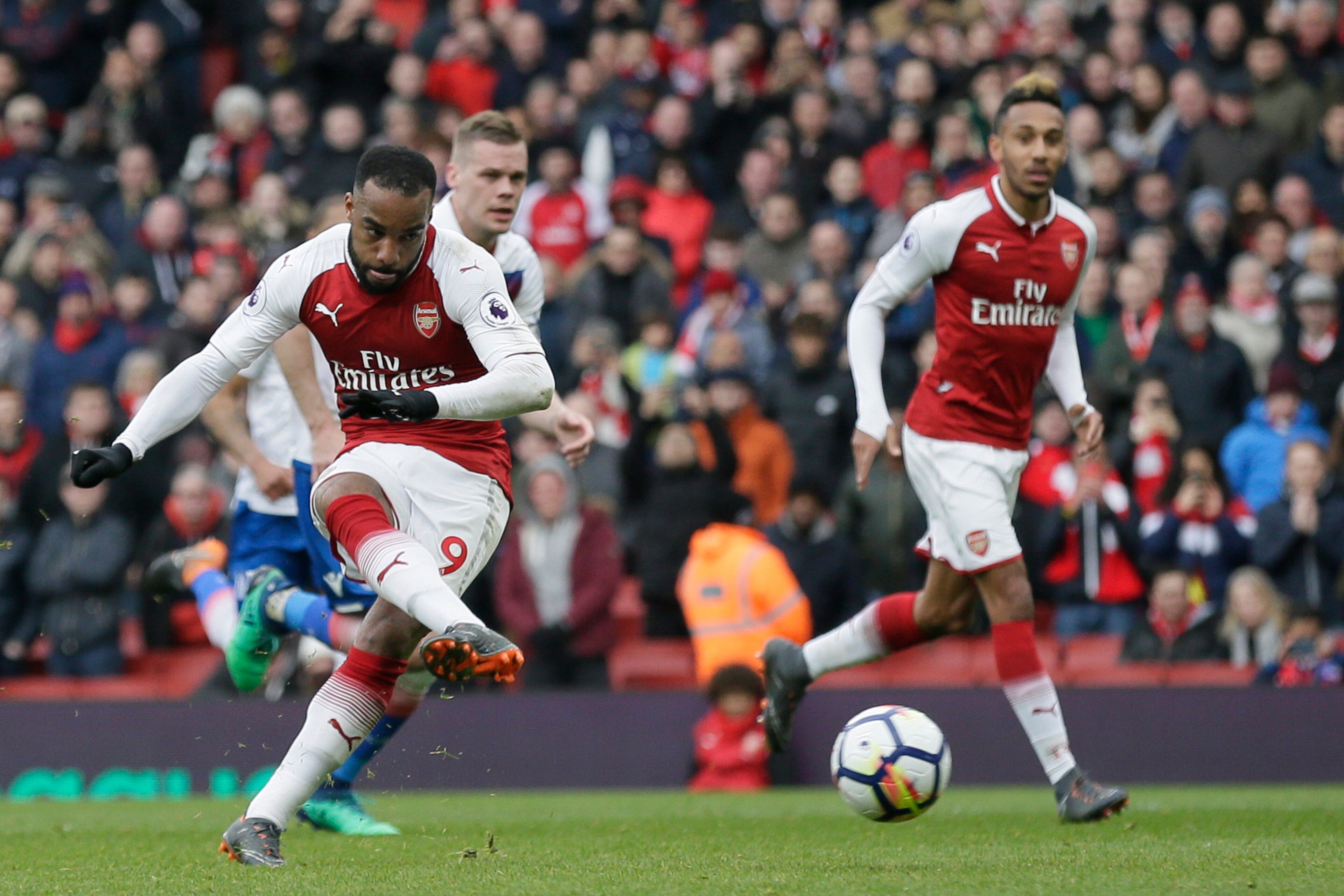 Lacazette marked his return by getting on the scoresheet.