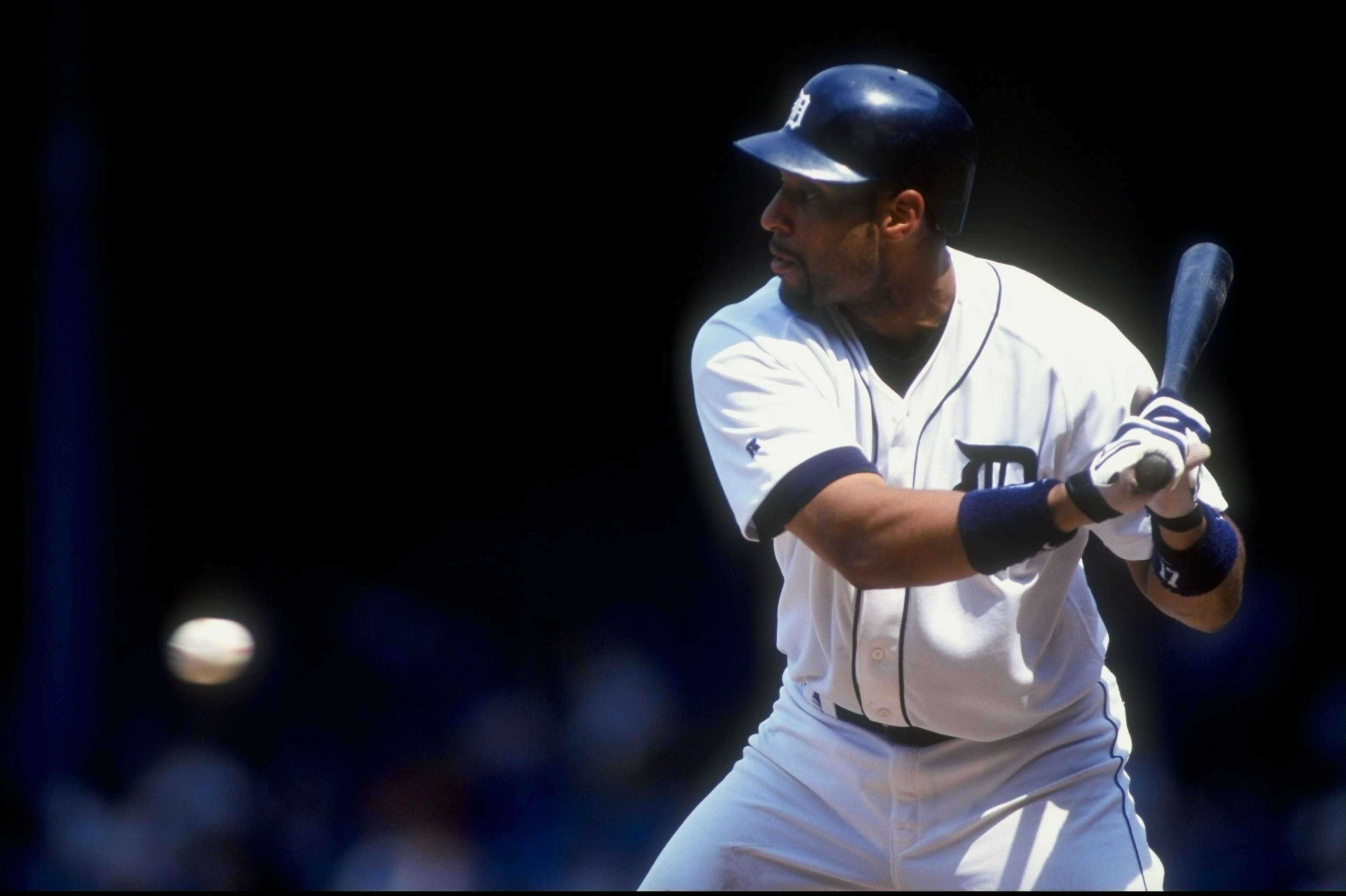 14 Jul 1998: Infielder Tony Clark #17 of the Detroit Tigers in action during a game against the Kansas City Royals at Tiger Stadium in Detroit, Michigan. The Tigers defeated the Royals 8-3. Mandatory Credit: Rick Stewart /Allsport 14 Jul 1998: Infielder Tony Clark #17 of the Detroit Tigers in action during a game against the Kansas City Royals at Tiger Stadium in Detroit, Michigan. The Tigers defeated the Royals 8-3. Mandatory Credit: Rick Stewart /Allsport