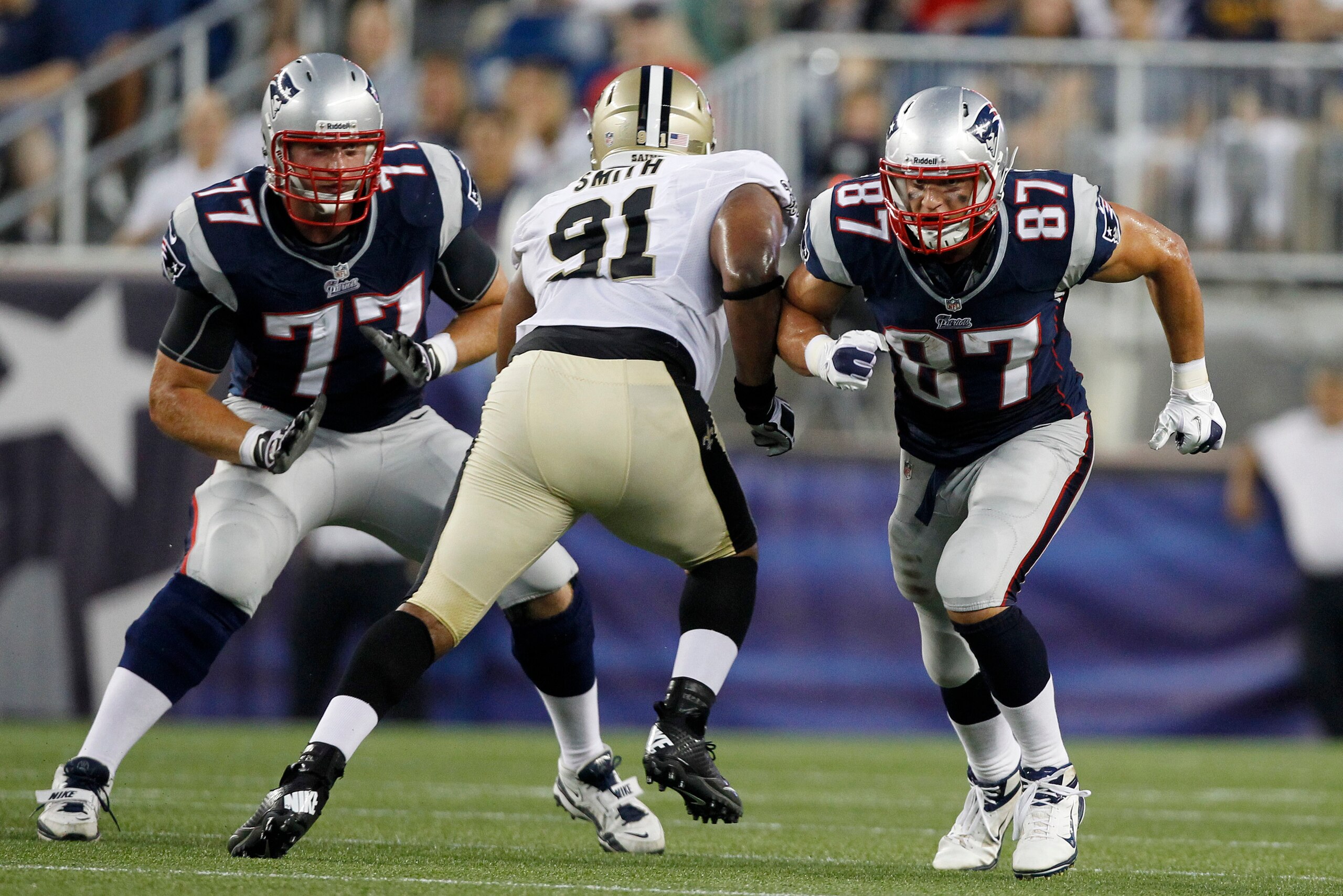 Tom Brady has benefited from the presence of Nate Solder and Rob Gronkowski for years. There was a chance he would have had to work without both in 2018.