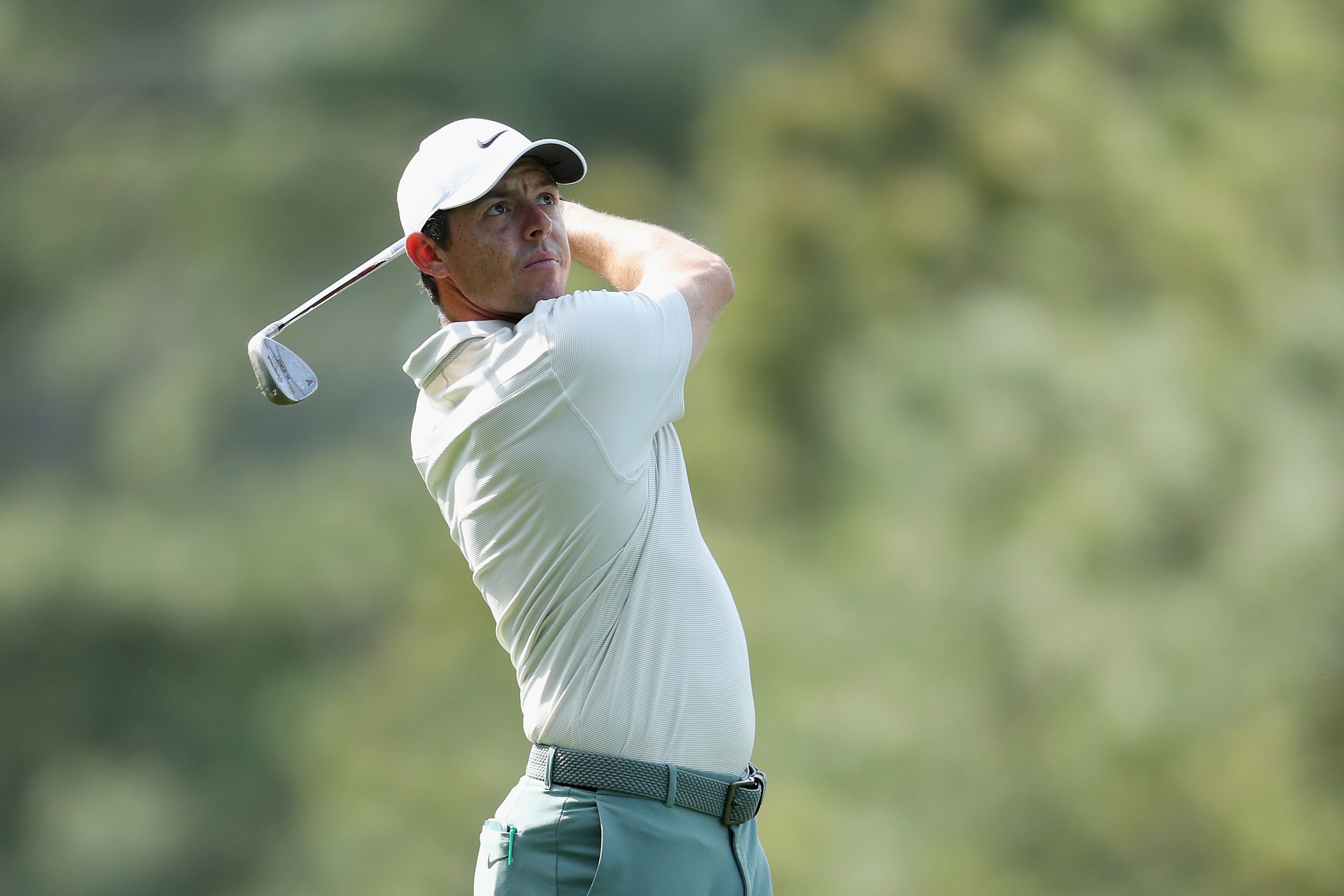 AUGUSTA, GA - APRIL 03: Rory McIlroy of Northern Ireland plays a shot during a practice round prior to the start of the 2018 Masters Tournament at Augusta National Golf Club on April 3, 2018 in Augusta, Georgia. (Photo by David Cannon/Getty Images) AUGUSTA, GA - APRIL 03: Rory McIlroy of Northern Ireland plays a shot during a practice round prior to the start of the 2018 Masters Tournament at Augusta National Golf Club on April 3, 2018 in Augusta, Georgia. (Photo by David Cannon/Getty Images)
