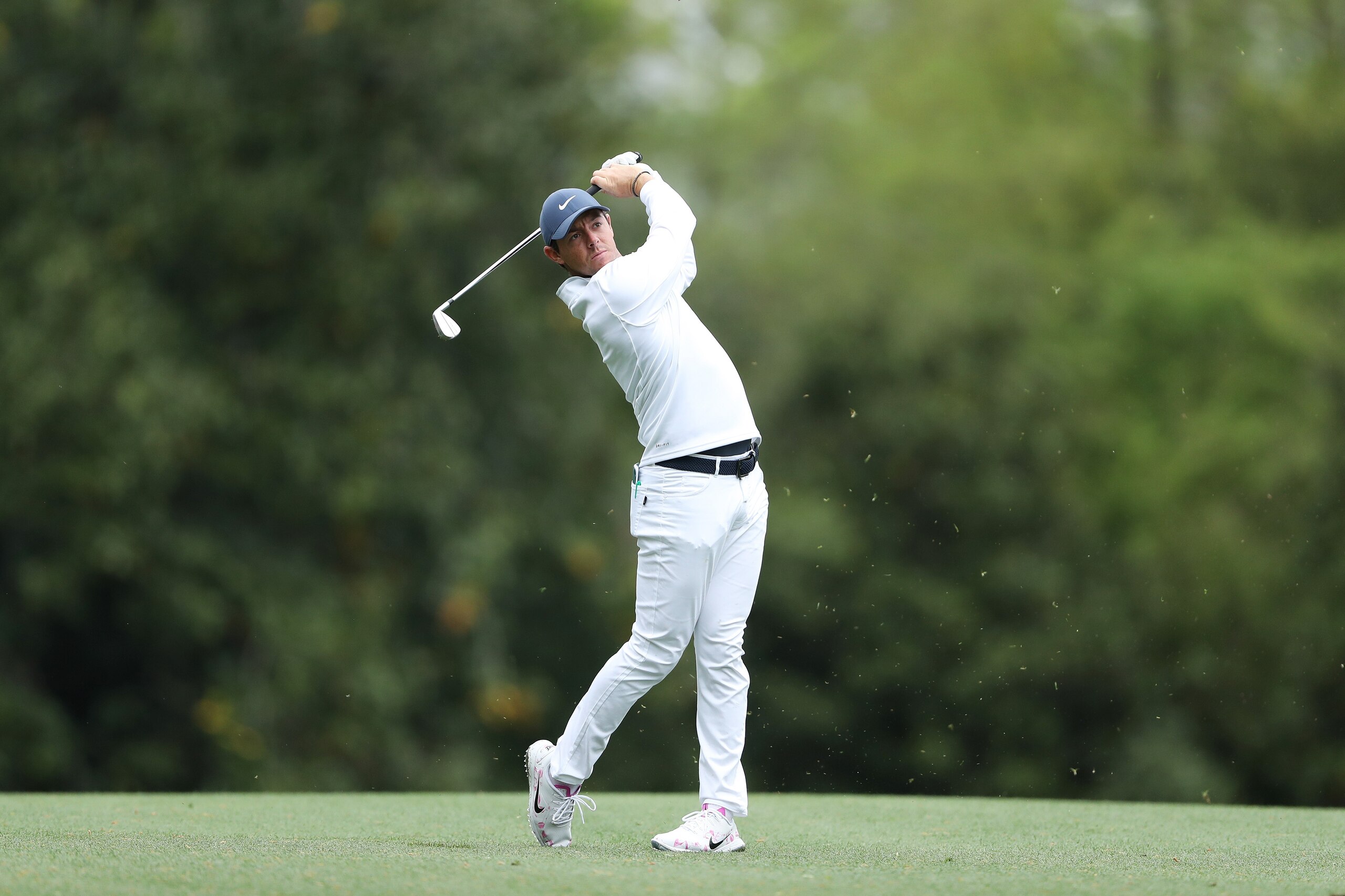 AUGUSTA, GA - APRIL 04: Rory McIlroy of Northern Ireland plays a shot during a practice round prior to the start of the 2018 Masters Tournament at Augusta National Golf Club on April 4, 2018 in Augusta, Georgia. (Photo by David Cannon/Getty Images) AUGUSTA, GA - APRIL 04: Rory McIlroy of Northern Ireland plays a shot during a practice round prior to the start of the 2018 Masters Tournament at Augusta National Golf Club on April 4, 2018 in Augusta, Georgia. (Photo by David Cannon/Getty Images)