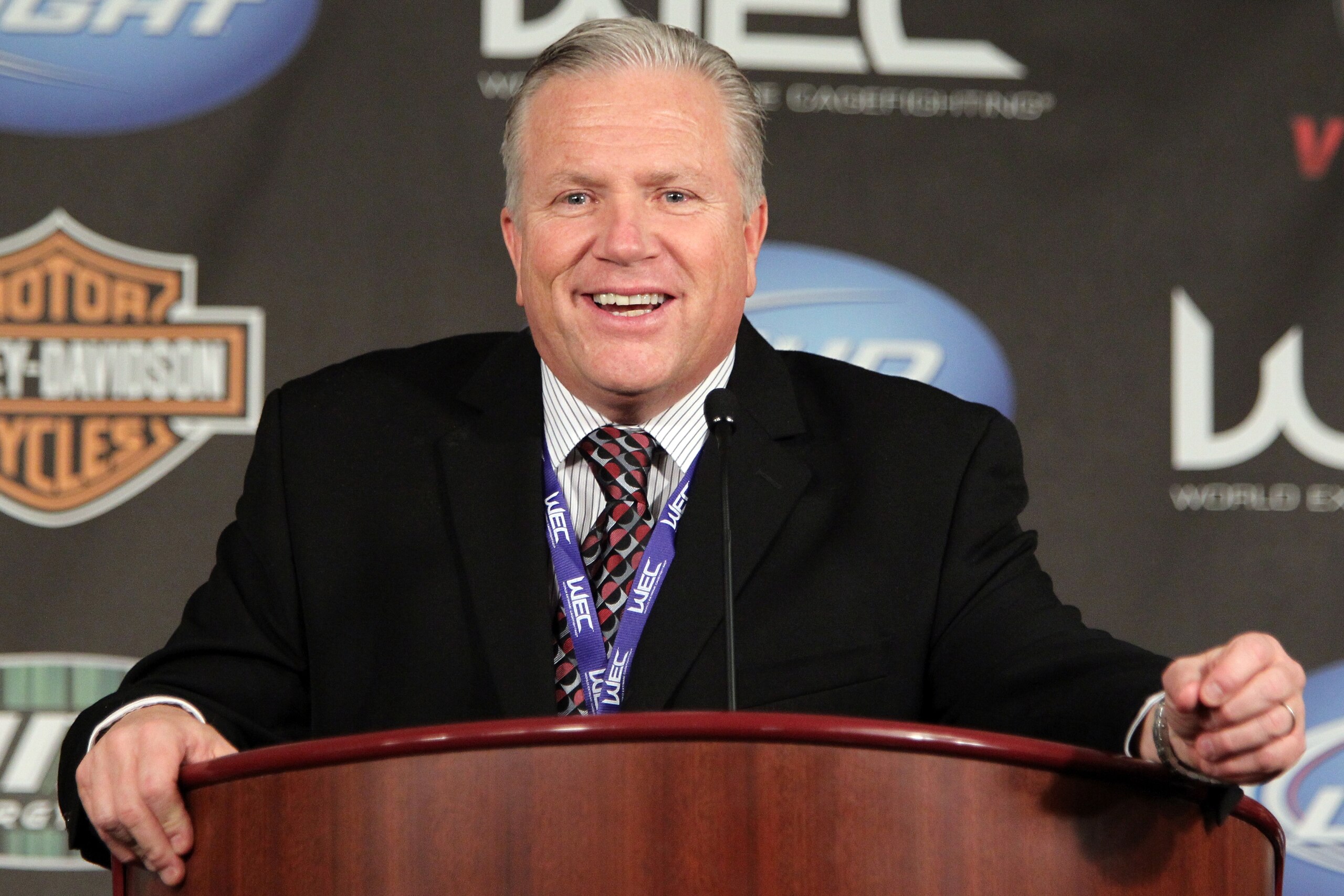GLENDALE, AZ - DECEMBER 16:  WEC General Manager Reed Harris attends the WEC 53 post-fight press conference at the Jobing.com Arena on December 16, 2010 in Glendale, Arizona.  (Photo by Josh Hedges/Zuffa LLC/Zuffa LLC via Getty Images)