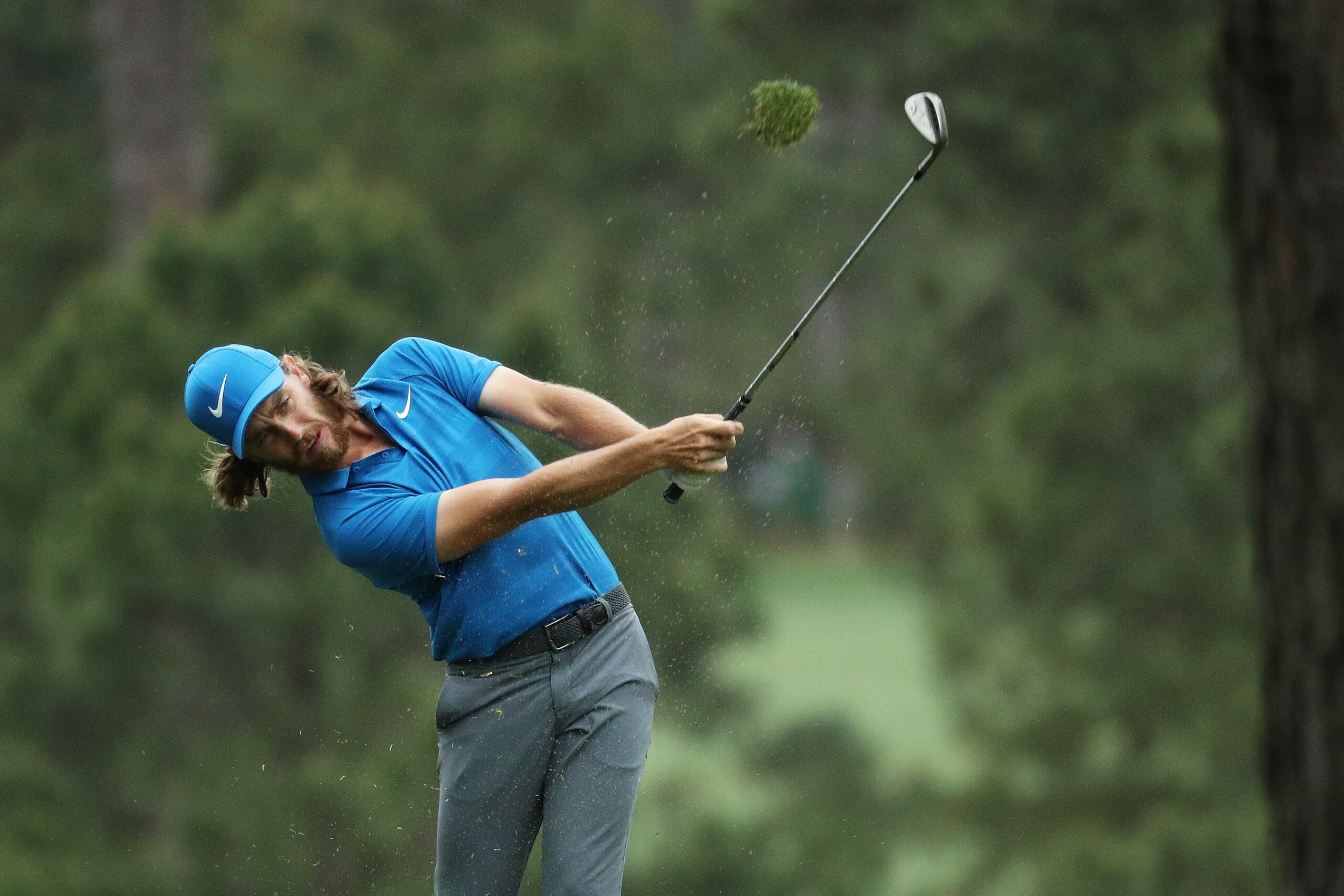 AUGUSTA, GA - APRIL 07: Tommy Fleetwood of England plays his second shot on the 17th holeduring the third round of the 2018 Masters Tournament at Augusta National Golf Club on April 7, 2018 in Augusta, Georgia. (Photo by Patrick Smith/Getty Images) AUGUSTA, GA - APRIL 07: Tommy Fleetwood of England plays his second shot on the 17th holeduring the third round of the 2018 Masters Tournament at Augusta National Golf Club on April 7, 2018 in Augusta, Georgia. (Photo by Patrick Smith/Getty Images)