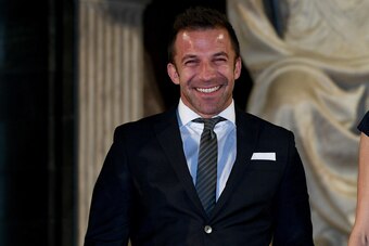 FLORENCE, ITALY - APRIL 09:  Alessandro Del Piero poses for a photo during an Italian Football Federation Hall Of Fame event on April 9, 2018 in Florence, Italy.  (Photo by Claudio Villa/Getty Images)