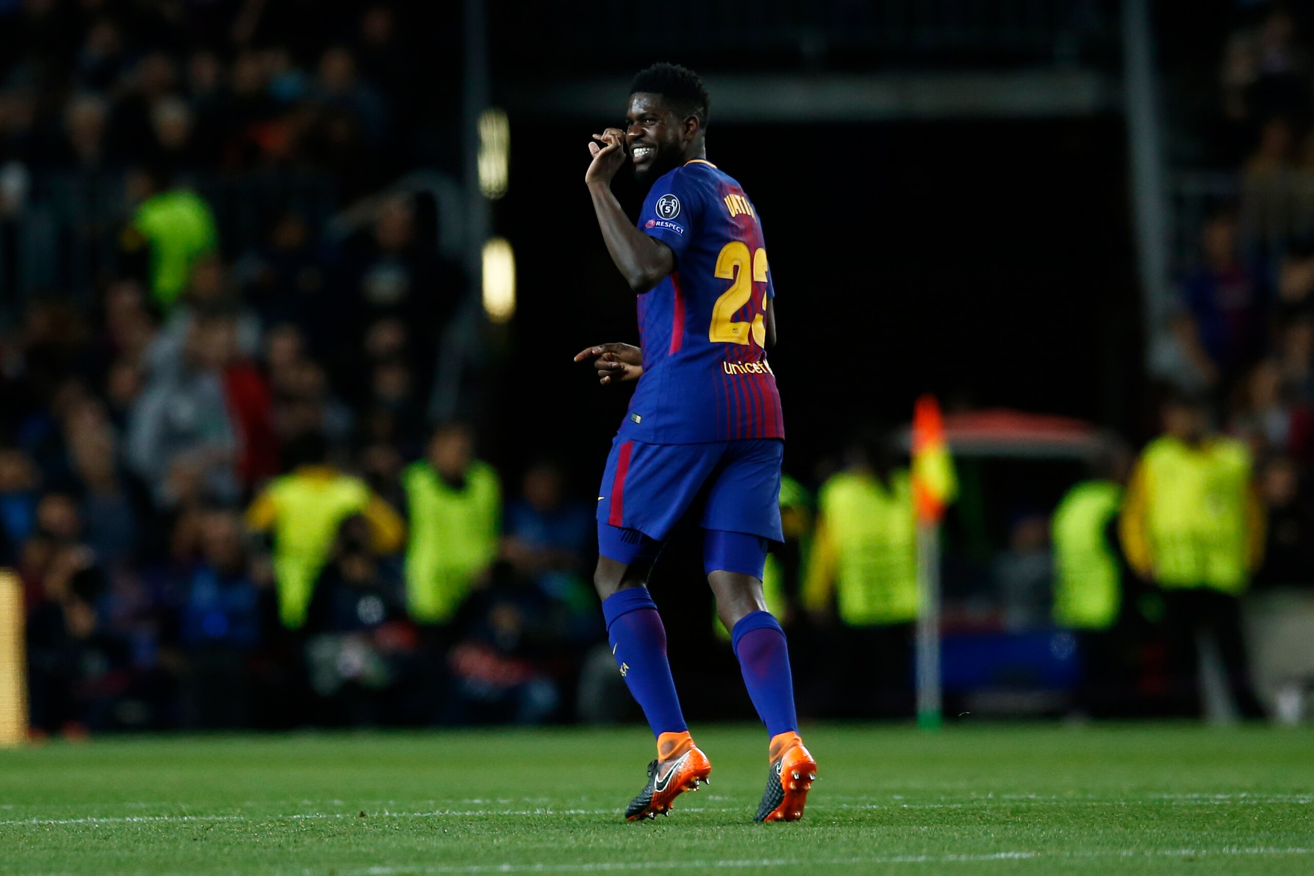 Umtiti has excelled for Barcelona for most of the campaign.