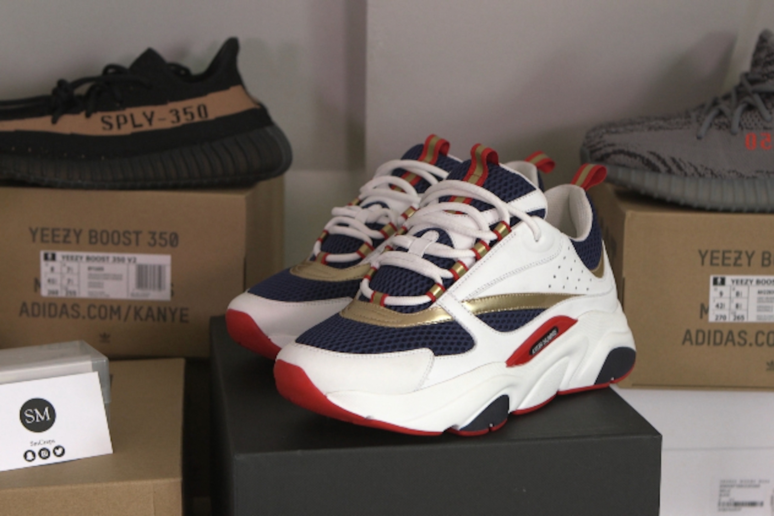 Dior Homme sneakers are sought-after by top players.