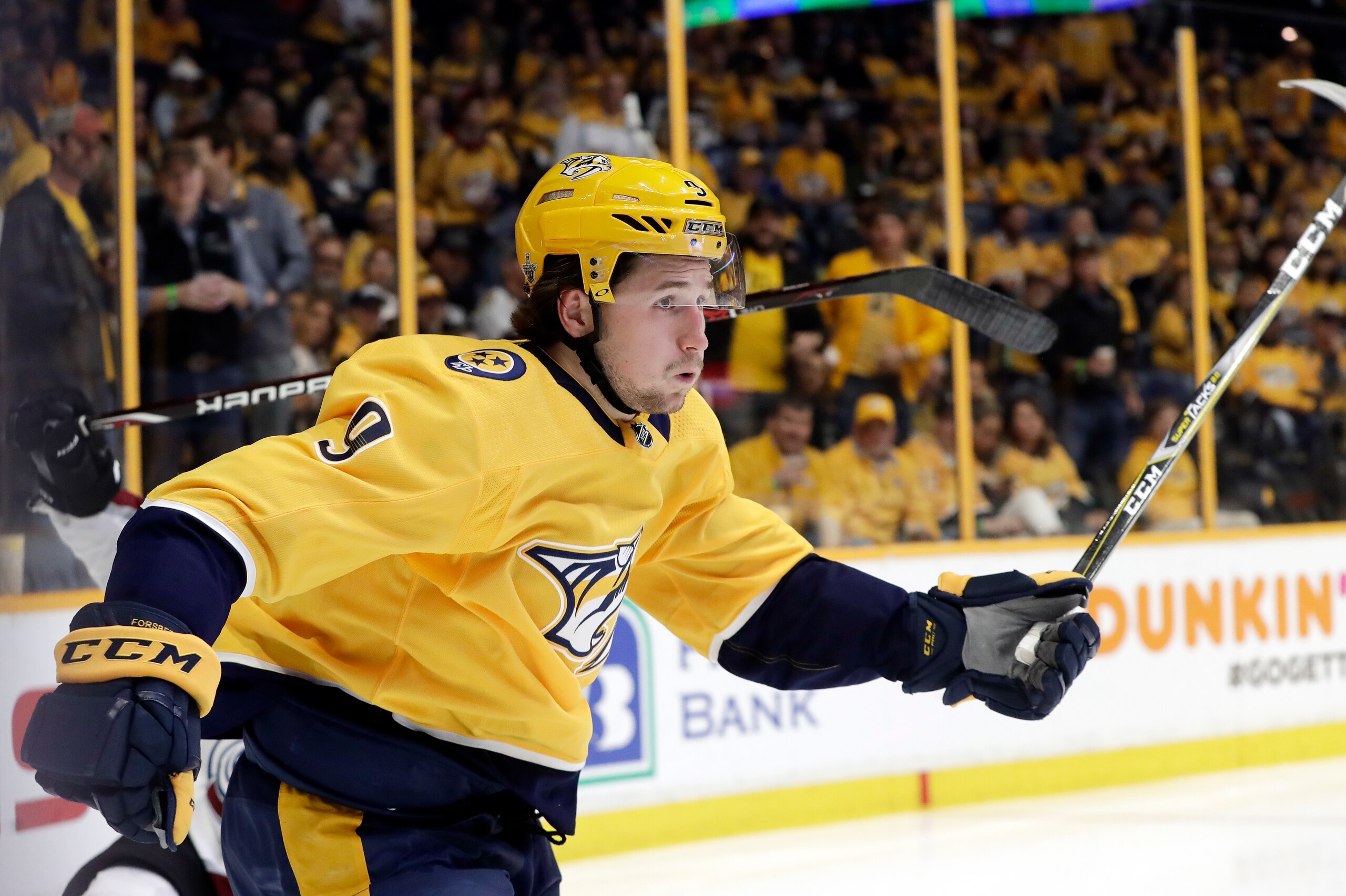 Filip Forsberg of the Predators has the skill to take over any game. Filip Forsberg of the Predators has the skill to take over any game.