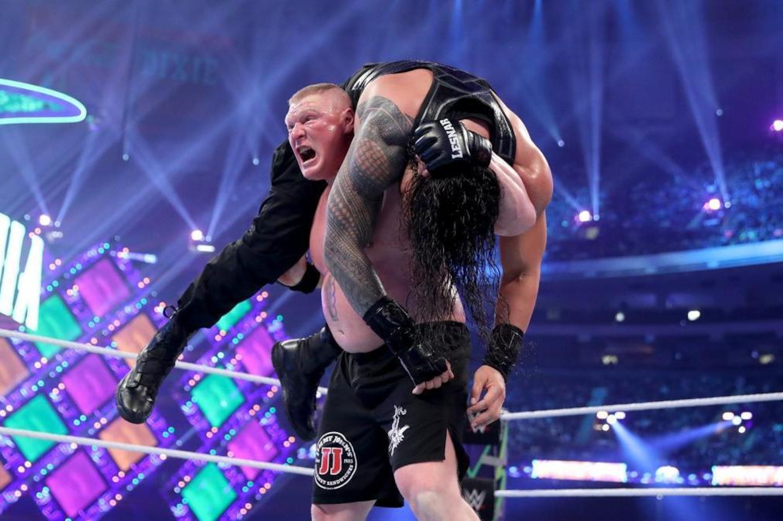 Roman Reigns took a lot of punishment the last time he faced Brock Lesnar.