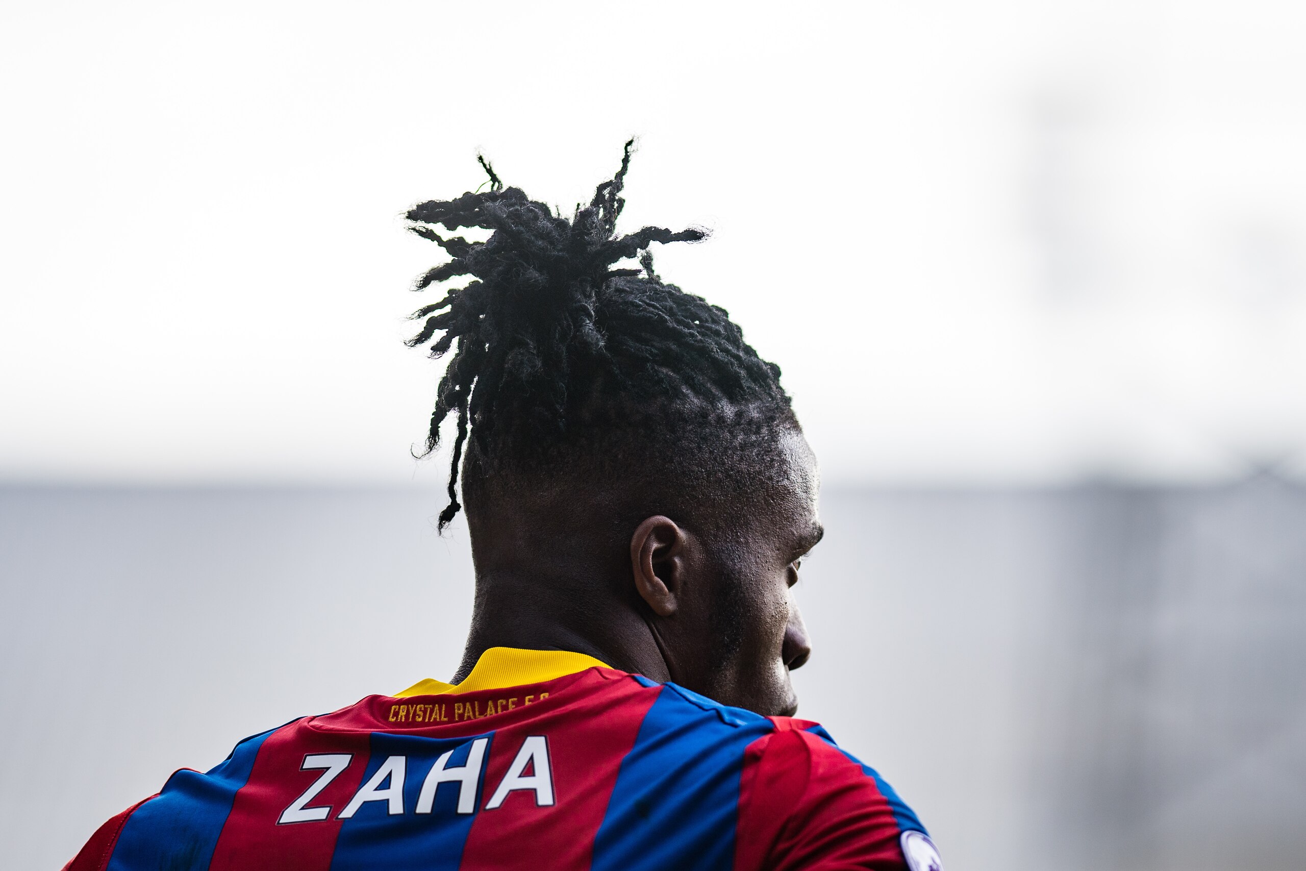 LONDON, ENGLAND - APRIL 14: Wilfried Zaha (11) of Crystal Palace during the Premier League match between Crystal Palace and Brighton and Hove Albion at Selhurst Park on April 14, 2018 in London, England. (Photo by MB Media/Getty Images)