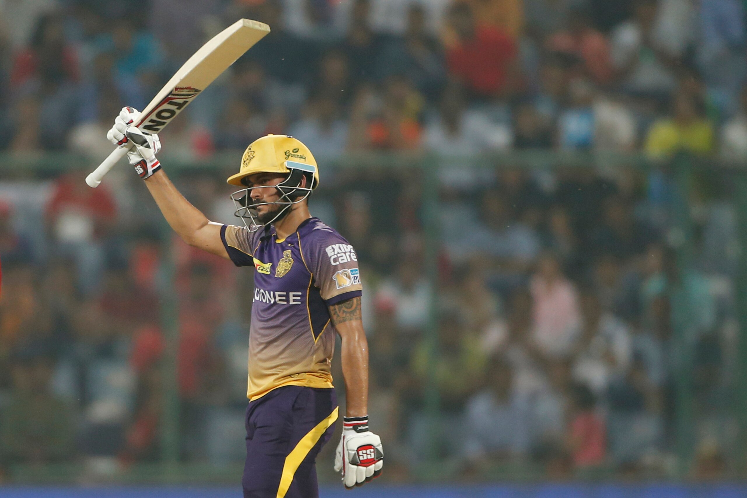 Pandey kept things steady for Hyderabad.