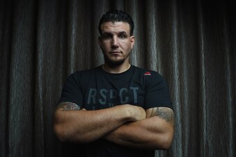 BRISBANE, AUSTRALIA - MARCH 18:  UFC heavyweight champion contender Frank Mir poses during the Ultimate Media Day on March 18, 2016 in Brisbane, Australia.  (Photo by Matt Roberts/Getty Images)
