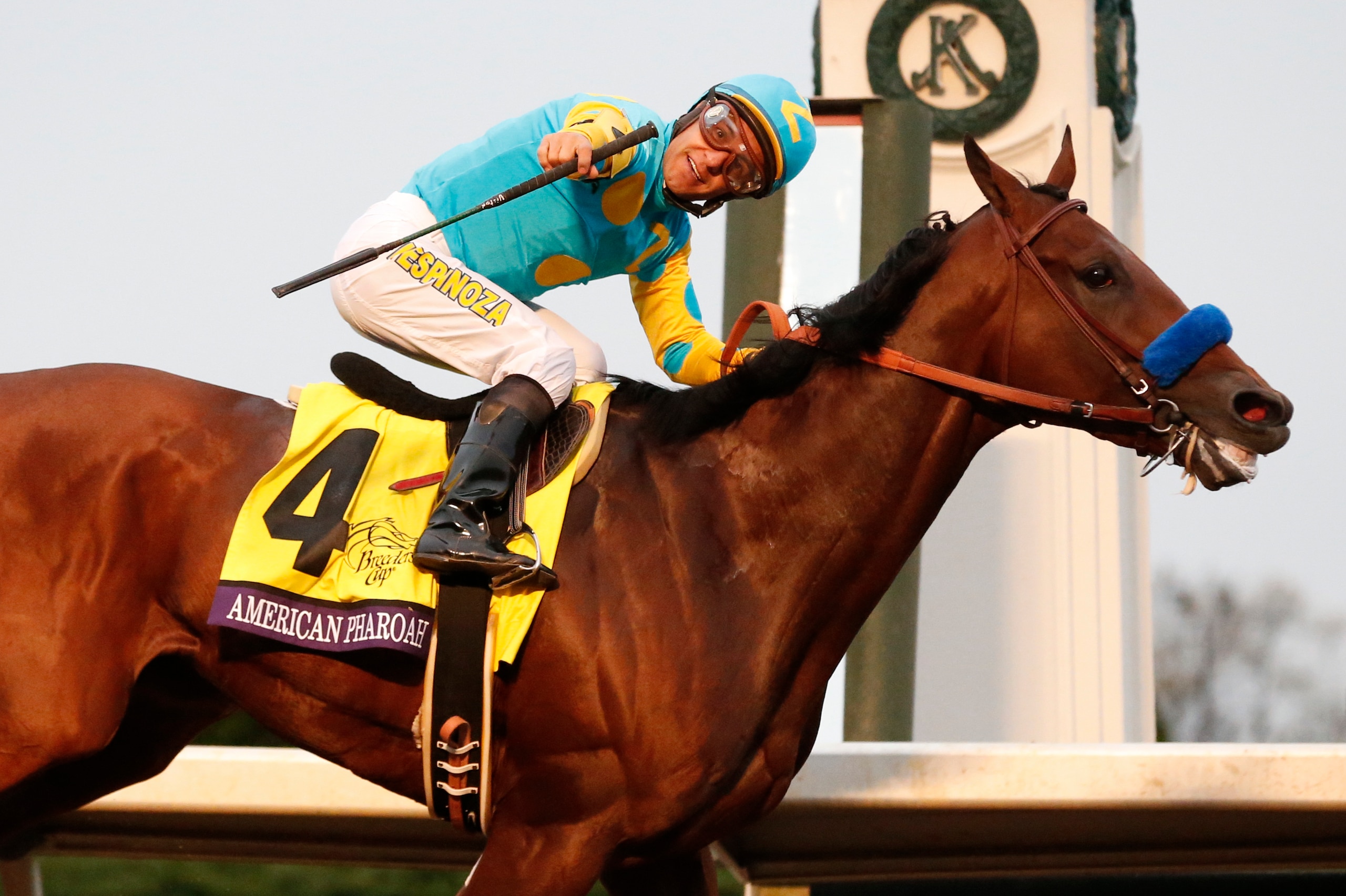 Baffert compared Justify to Triple Crown winner American Pharoah.