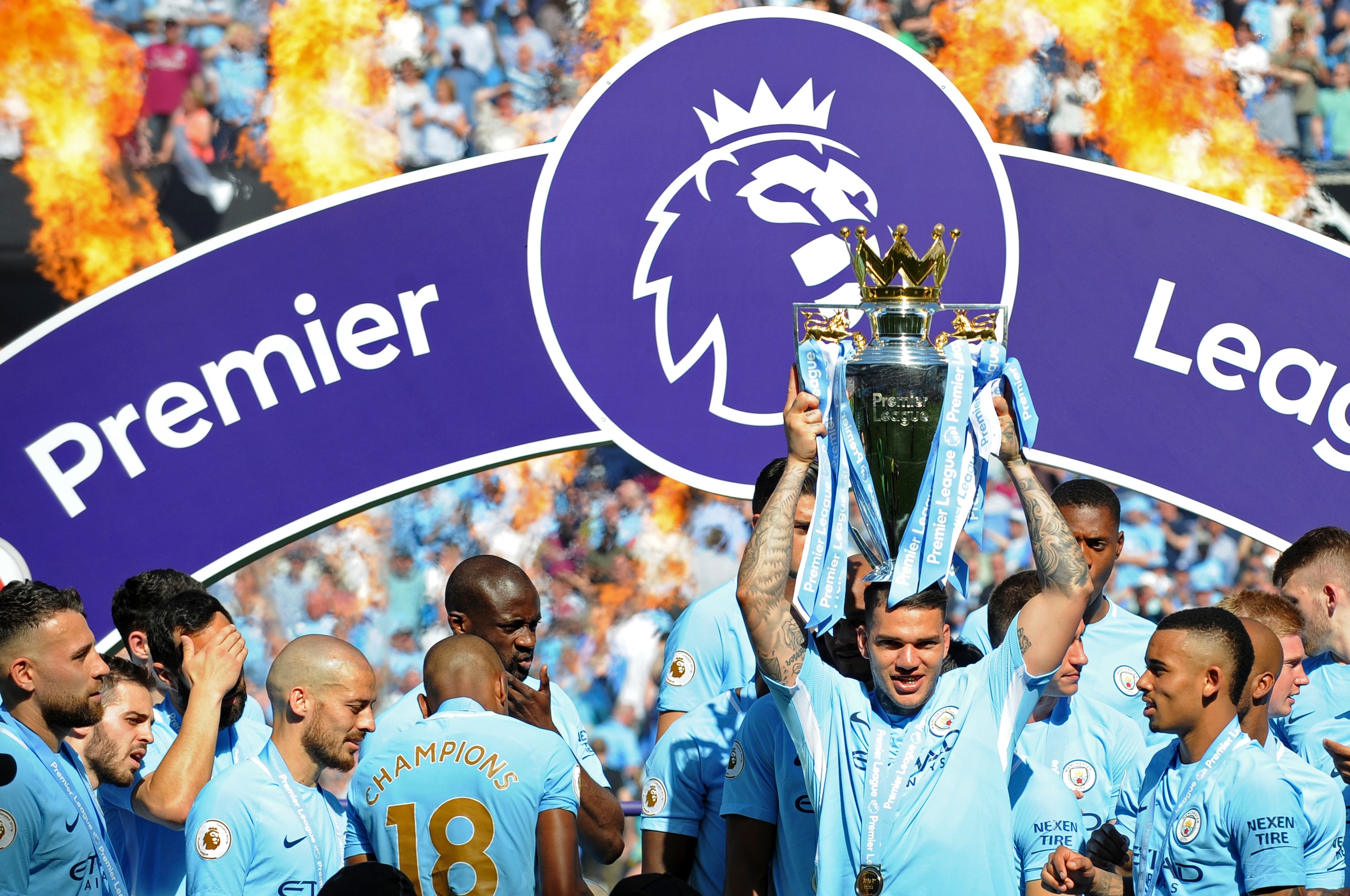 Champions City celebrated receiving the title.