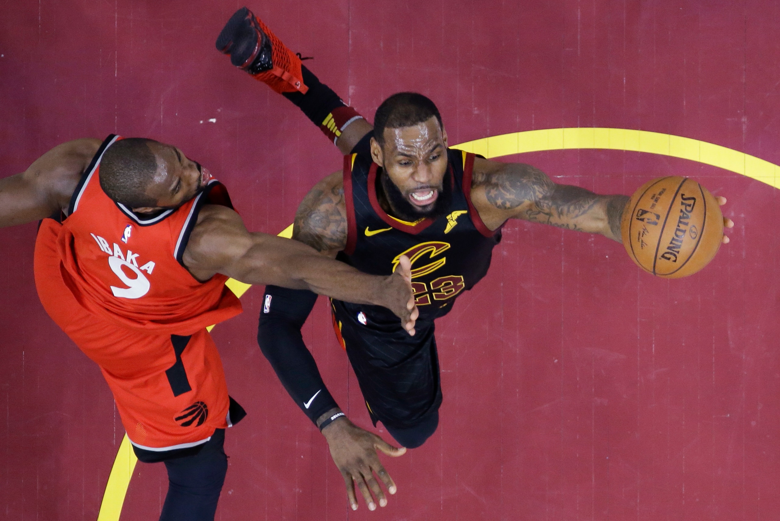 After completing a four-game sweep Monday, LeBron James and the Cavaliers have beaten the Raptors in 10 consecutive playoff games.