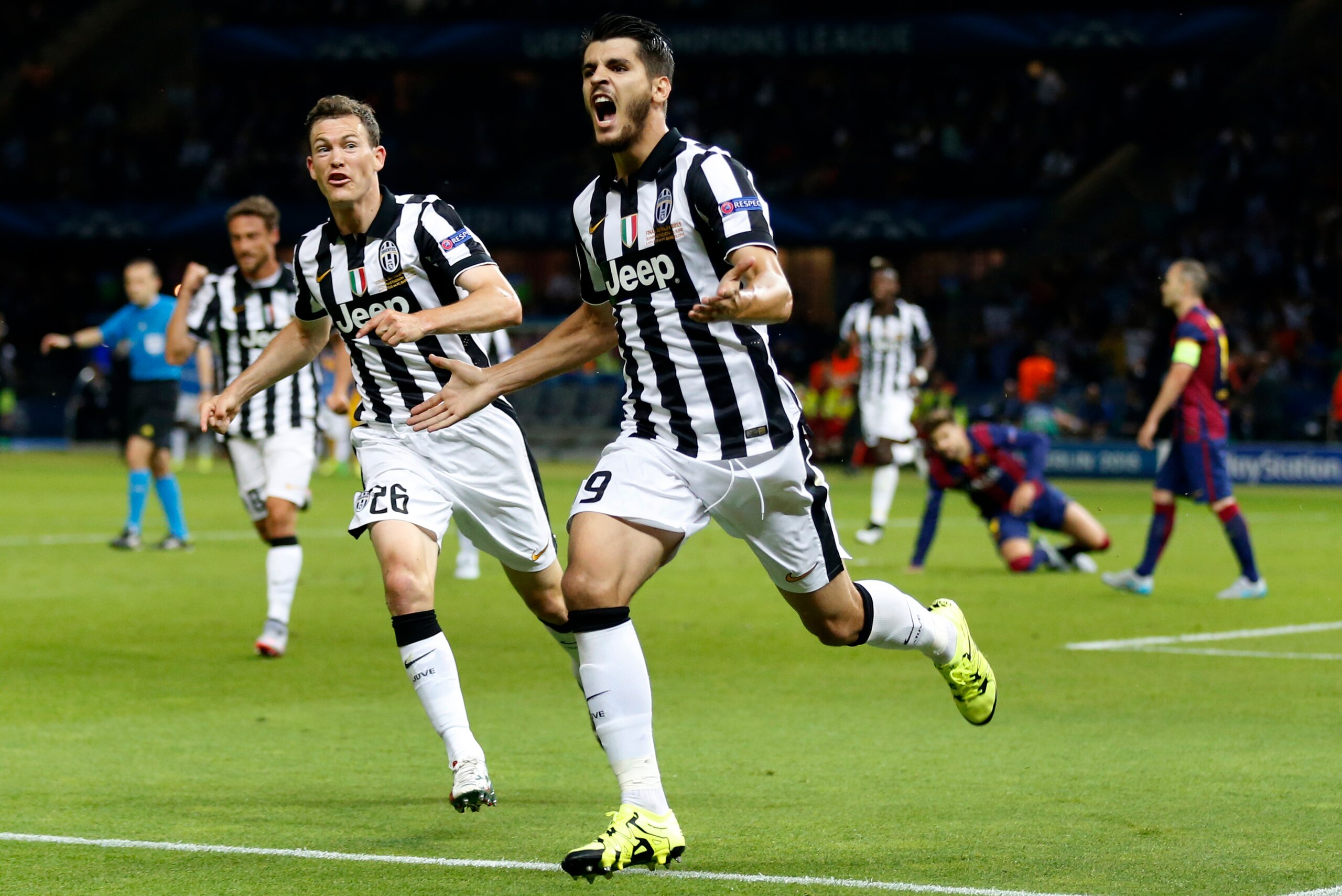 Morata enjoyed some memorable moments for Juventus.