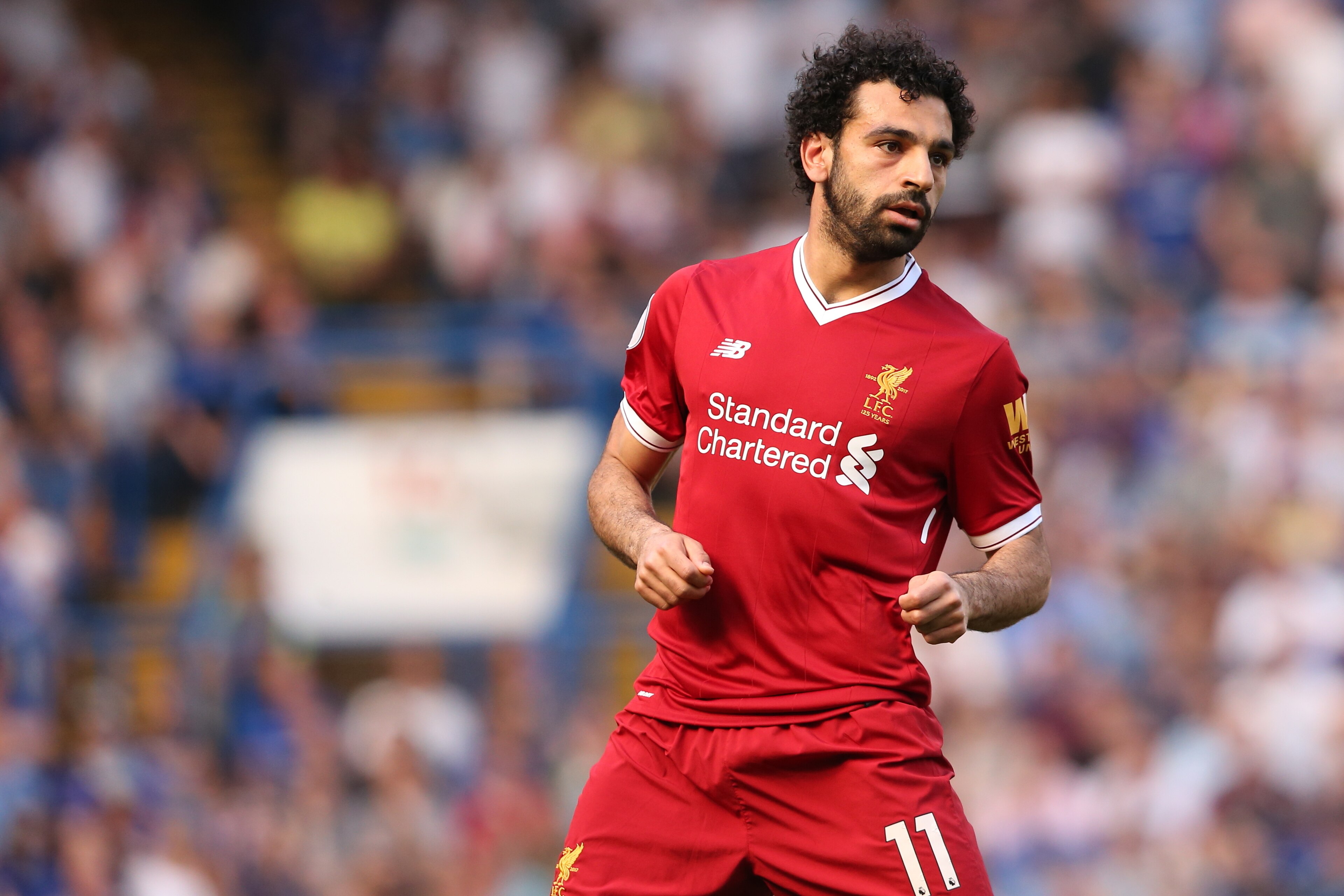 LONDON, ENGLAND - MAY 06: Mohamed Salah of Liverpool during the Premier League match between Chelsea and Liverpool at Stamford Bridge on May 6, 2018 in London, England. (Photo by James Williamson - AMA/Getty Images)
