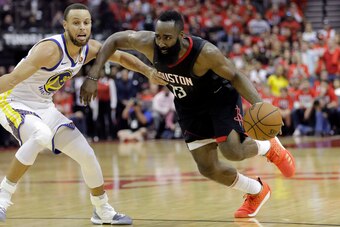 James Harden produced an impressive statline in Game 1, but history says his performance may falter the longer the conference finals go.