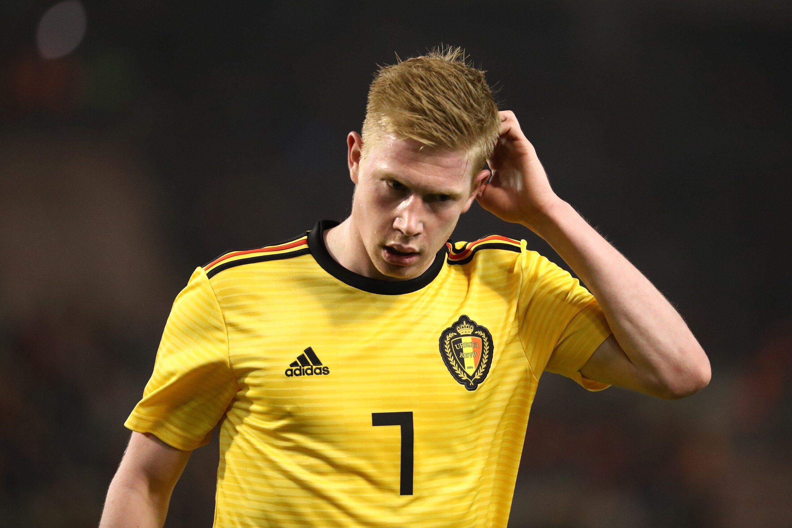 20180327 - Brussels, Belgium / International Friendly Game : Belgium v Saudi Arabia / 'nKevin DE BRUYNE'nPicture by Vincent Van Doornick / Isosport 20180327 - Brussels, Belgium / International Friendly Game : Belgium v Saudi Arabia / 'nKevin DE BRUYNE'nPicture by Vincent Van Doornick / Isosport