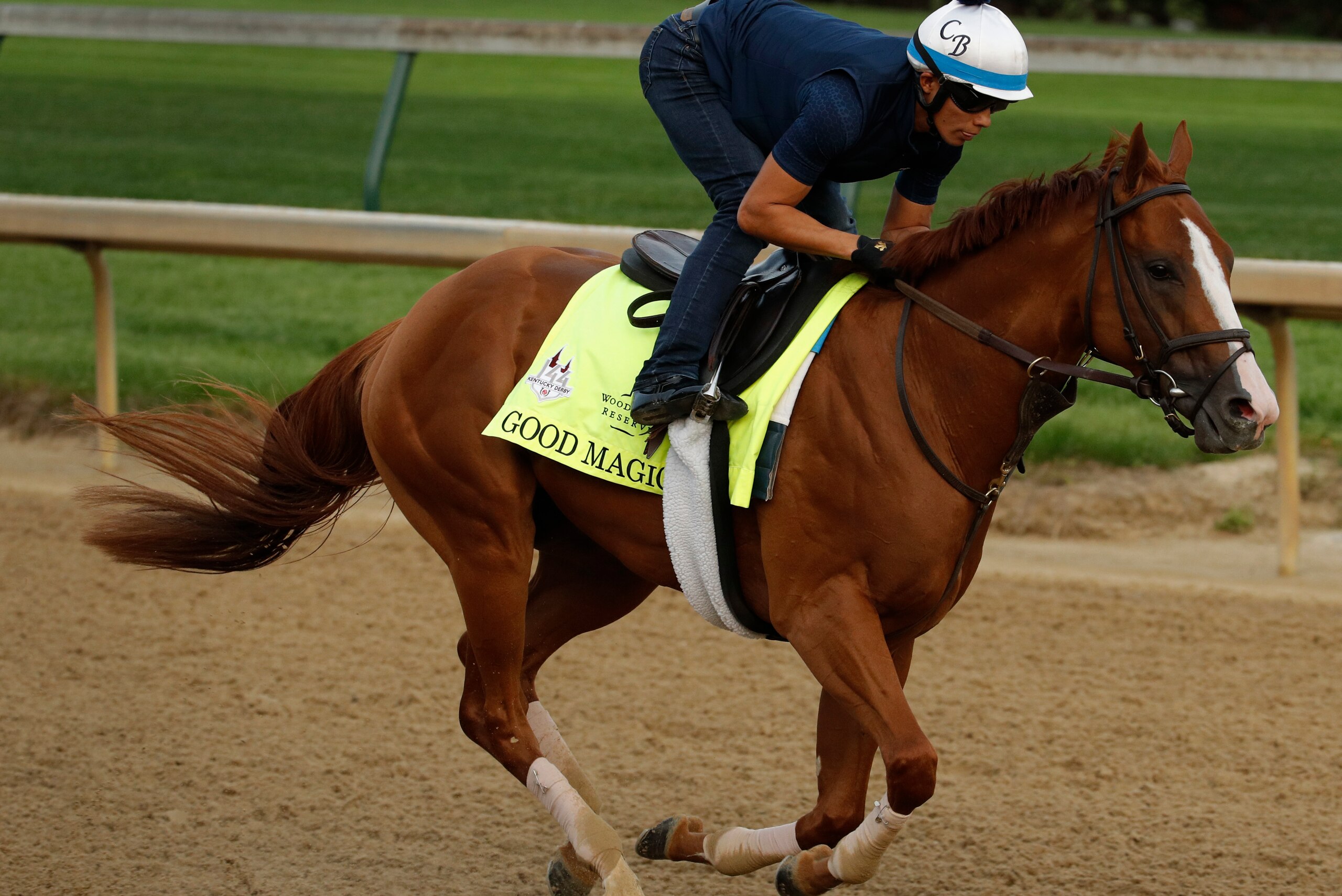 Good Magic appears to have the best chance of upsetting Justify in the Preakness. Good Magic appears to have the best chance of upsetting Justify in the Preakness.