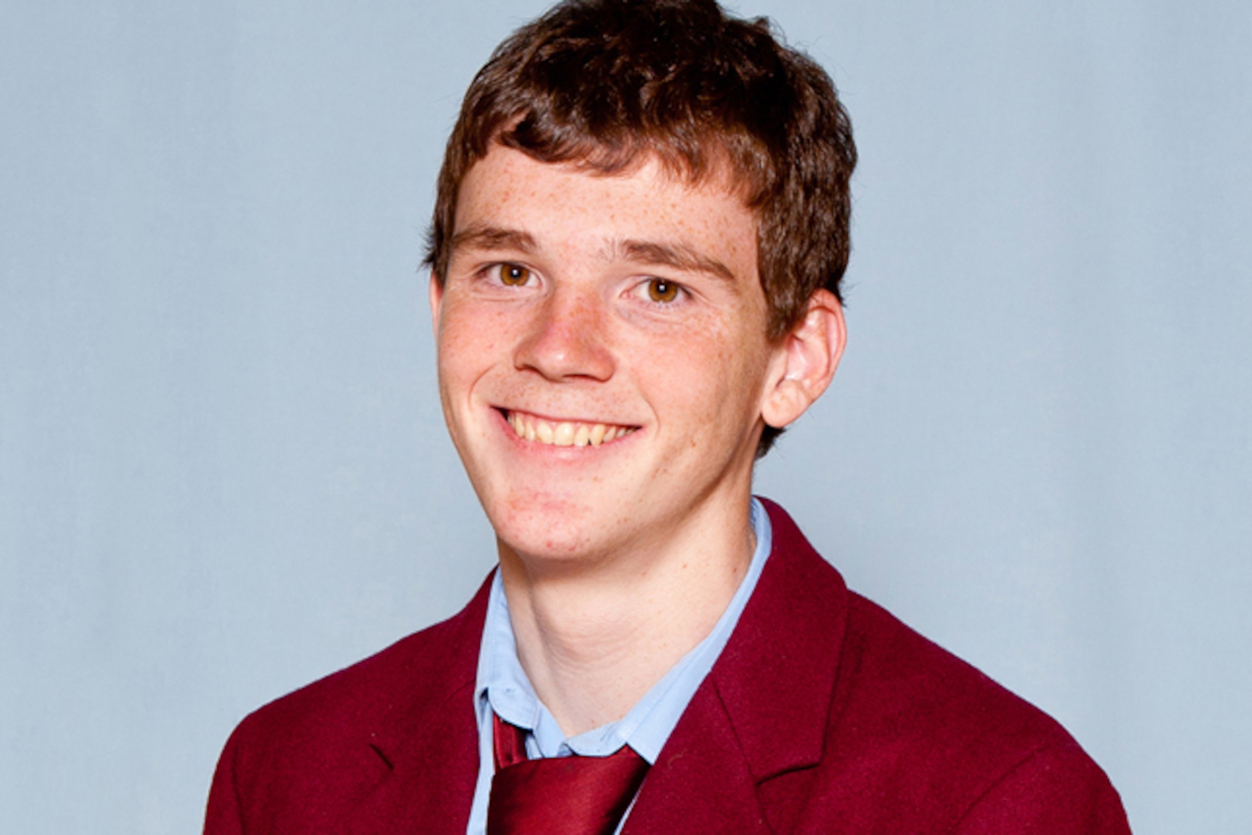 Robertson's "cheeky" attitude made him popular with teachers and students Robertson's "cheeky" attitude made him popular with teachers and students