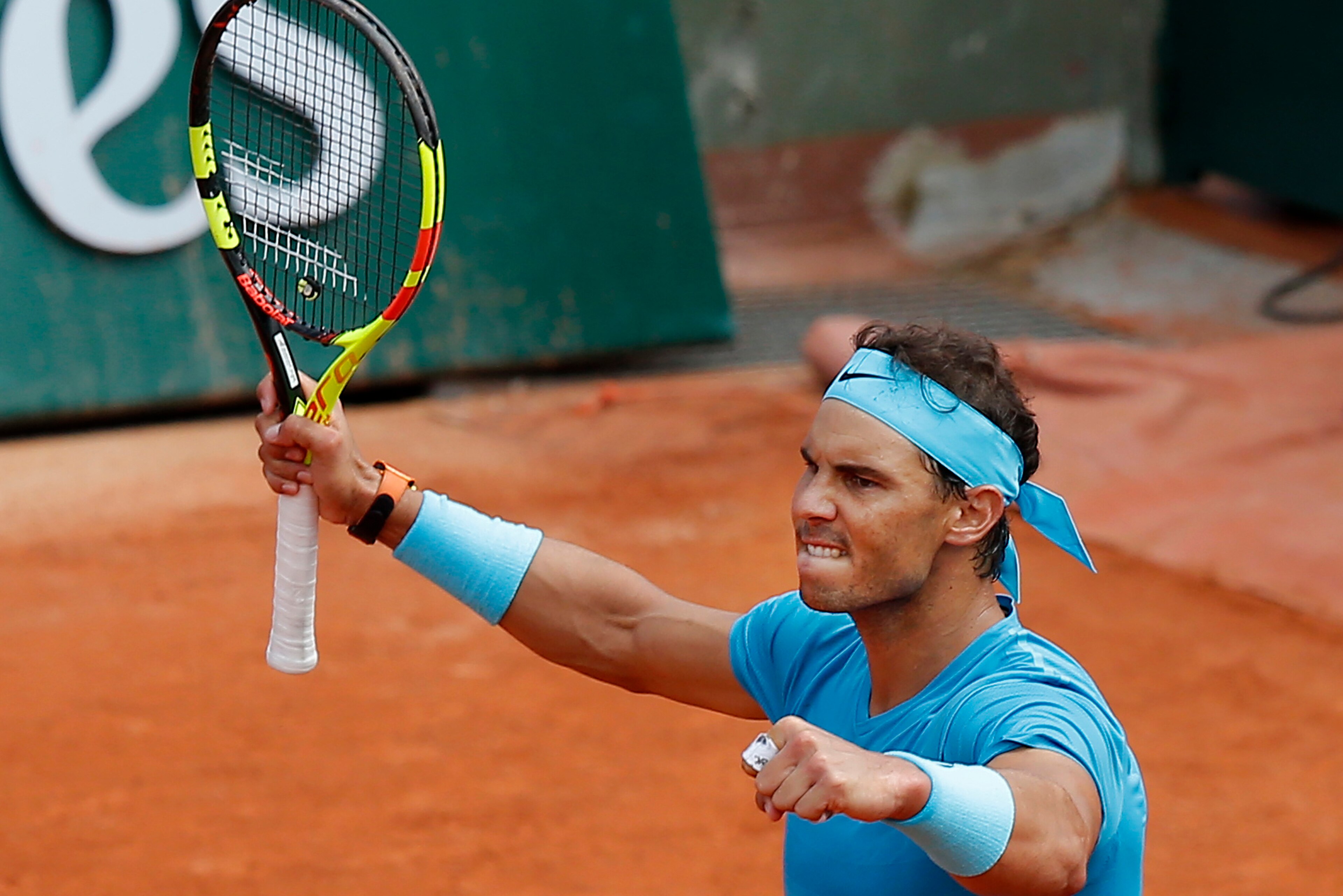 Rafael Nadal is scheduled to play Guido Pella on Thursday.