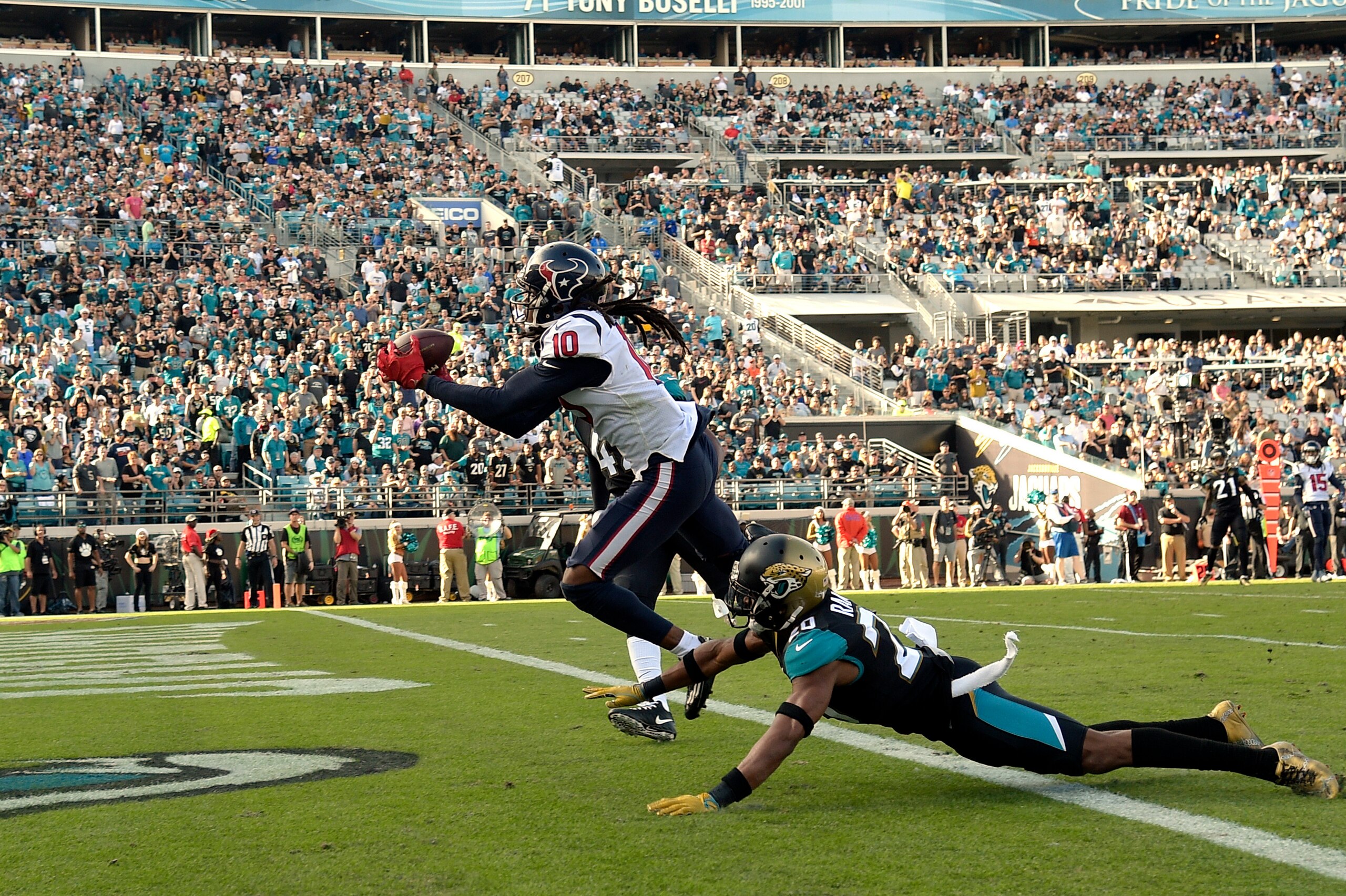 DeAndre Hopkins has caught for more than 1,200 yards in three of the last four seasons.