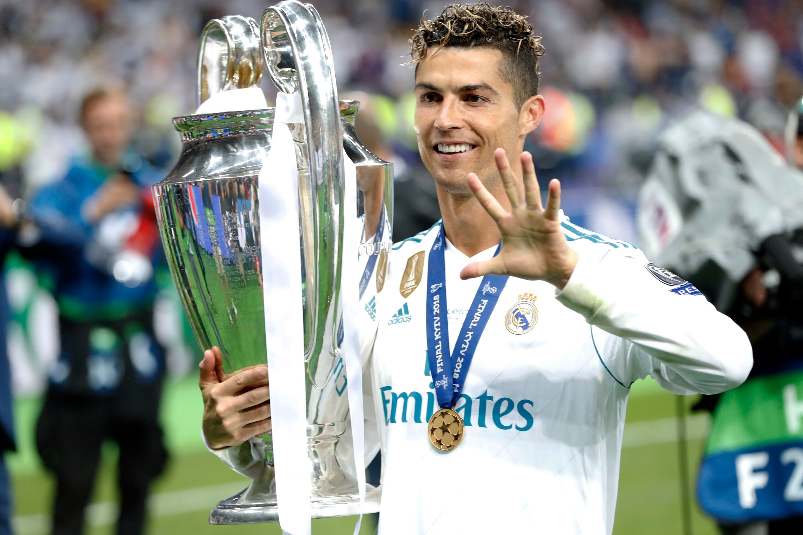 Ronaldo achieved the highest rating.