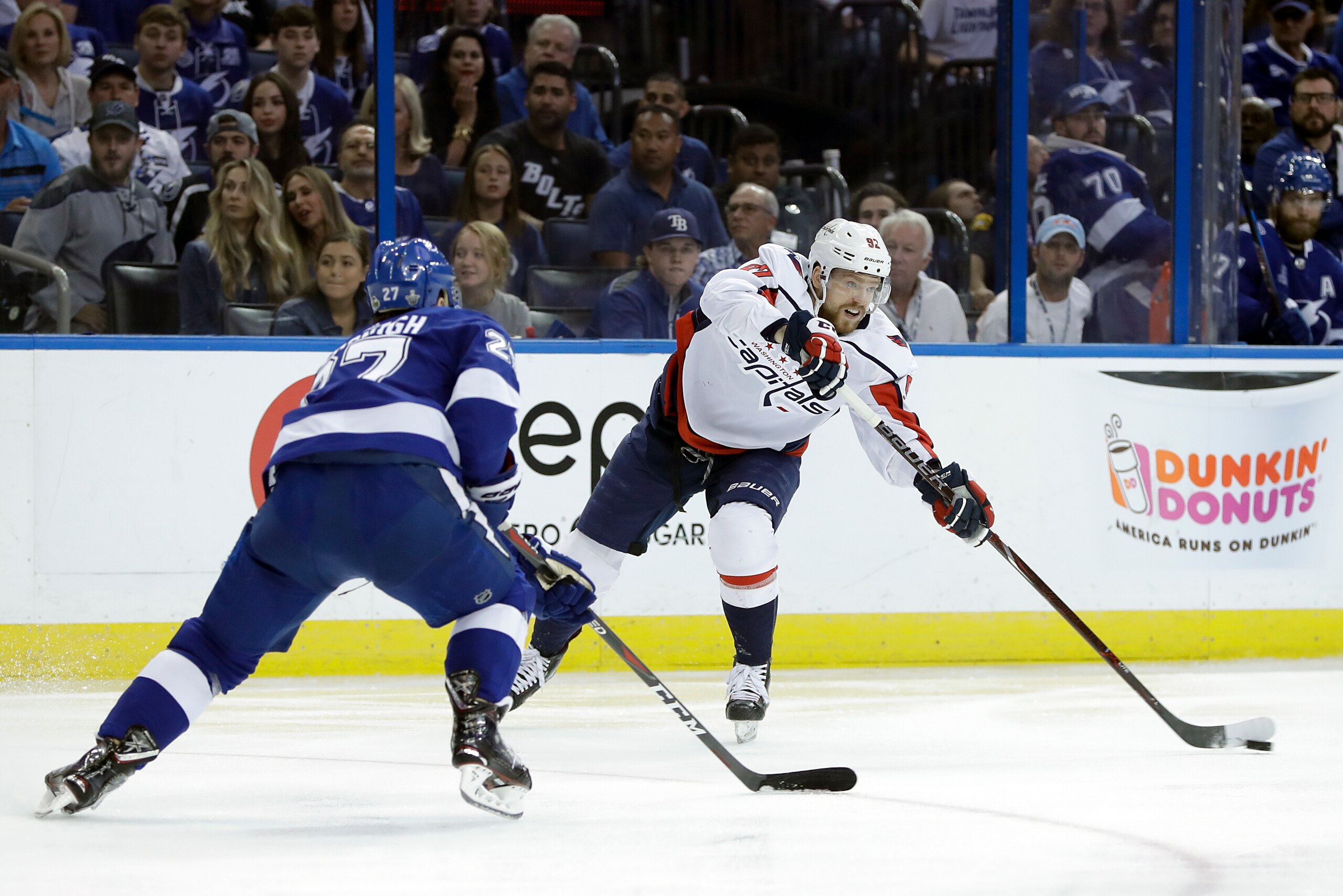 Evgeny Kuznetsov is a contender for the Conn Smythe Trophy. Evgeny Kuznetsov is a contender for the Conn Smythe Trophy.