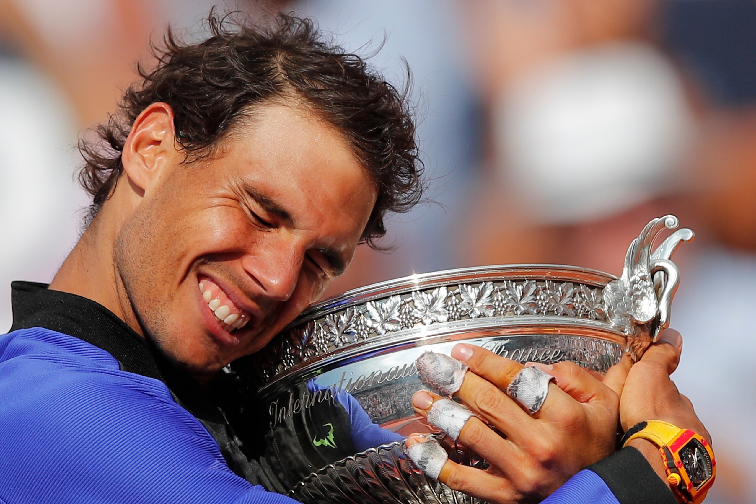 Nadal will be holding the trophy once more.