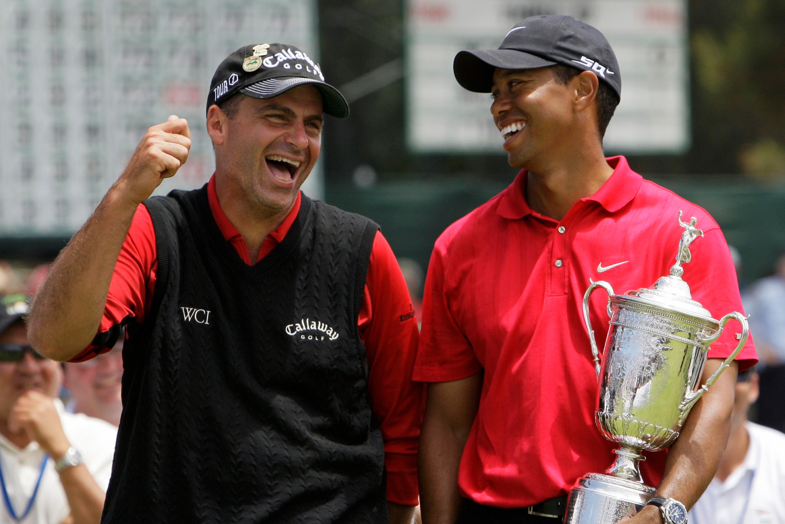 As tough as losing was, Rocco Mediate never quit smiling.