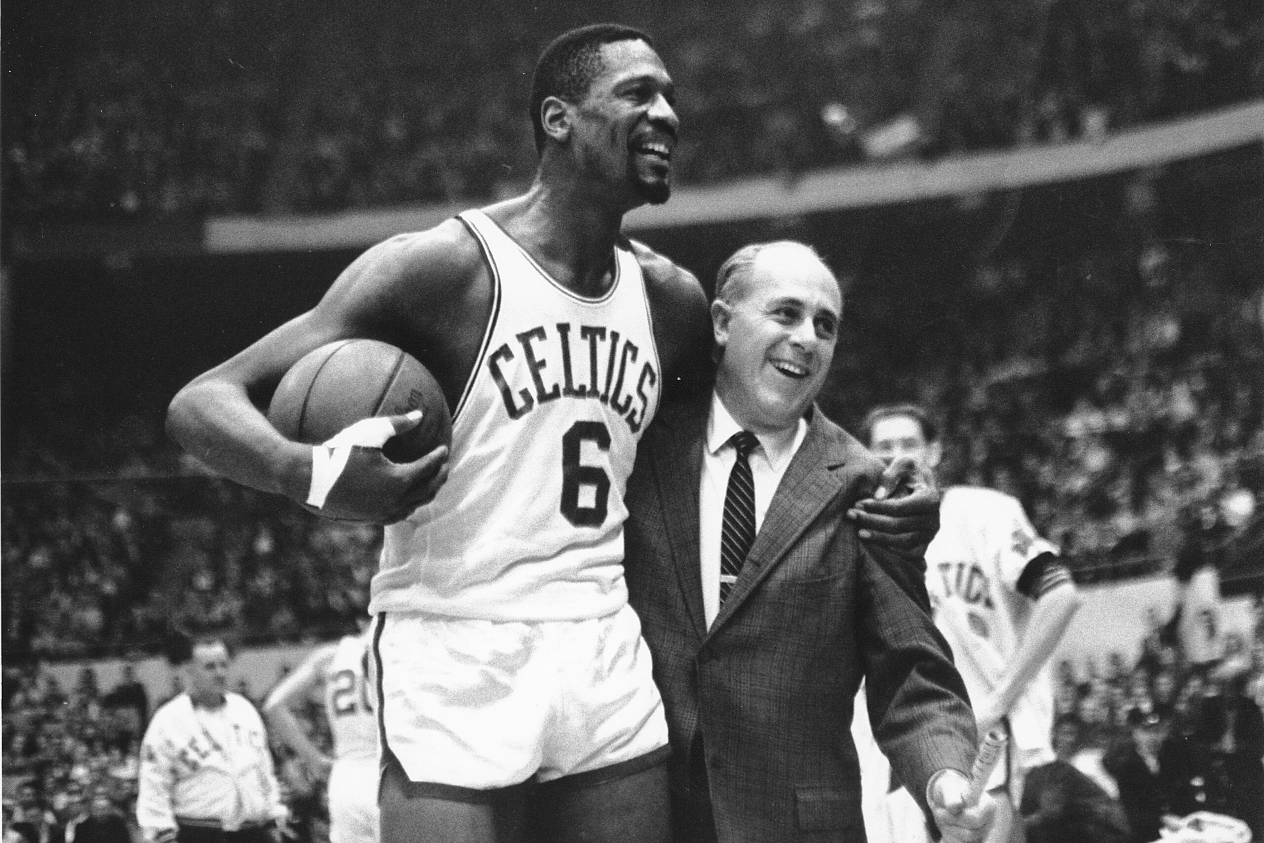 The eight-year championship run of the Celtics in the 1950s and '60s is the standard by which most NBA dynasties are judged. The eight-year championship run of the Celtics in the 1950s and '60s is the standard by which most NBA dynasties are judged.