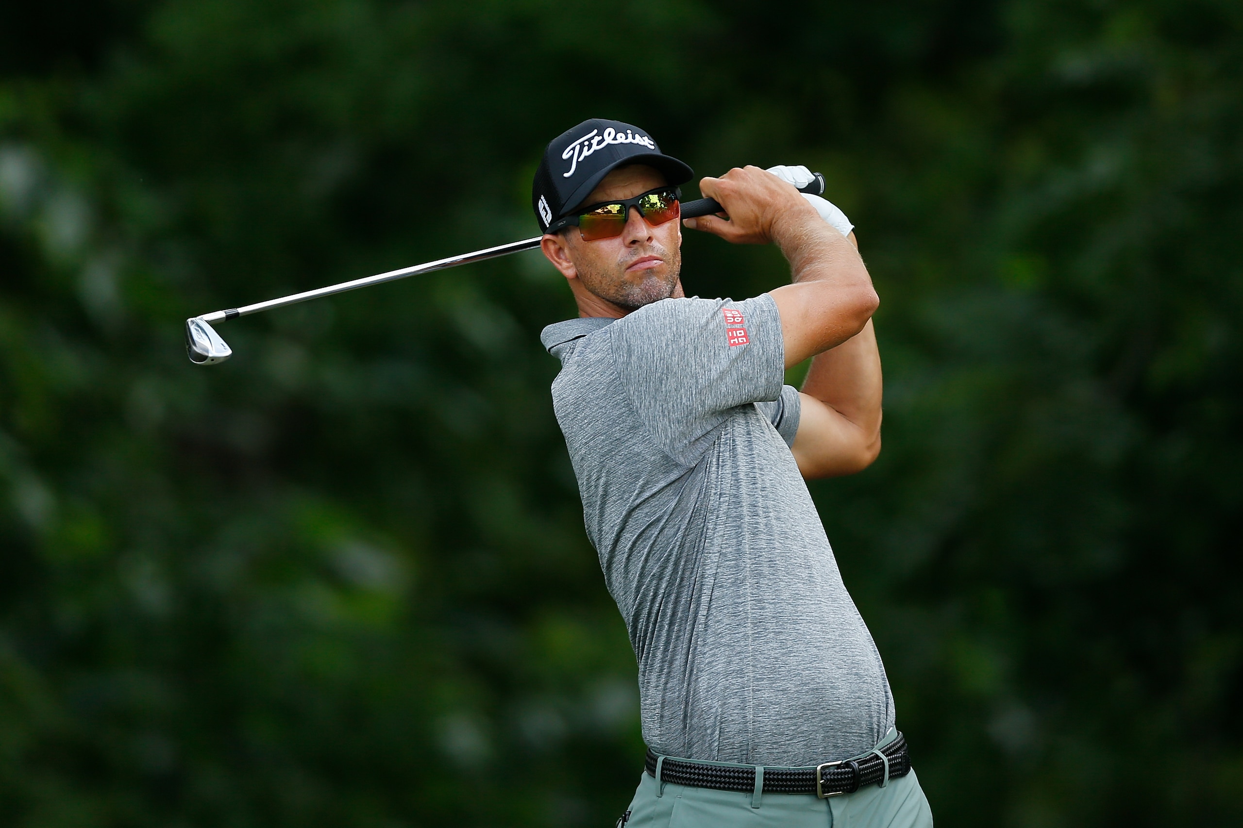 FORT WORTH, TX - MAY 27: Adam Scott of Australia plays his shot from the sixth tee during the final round of the Fort Worth Invitational at Colonial Country Club on May 27, 2018 in Fort Worth, Texas. (Photo by Michael Reaves/Getty Images) FORT WORTH, TX - MAY 27: Adam Scott of Australia plays his shot from the sixth tee during the final round of the Fort Worth Invitational at Colonial Country Club on May 27, 2018 in Fort Worth, Texas. (Photo by Michael Reaves/Getty Images)